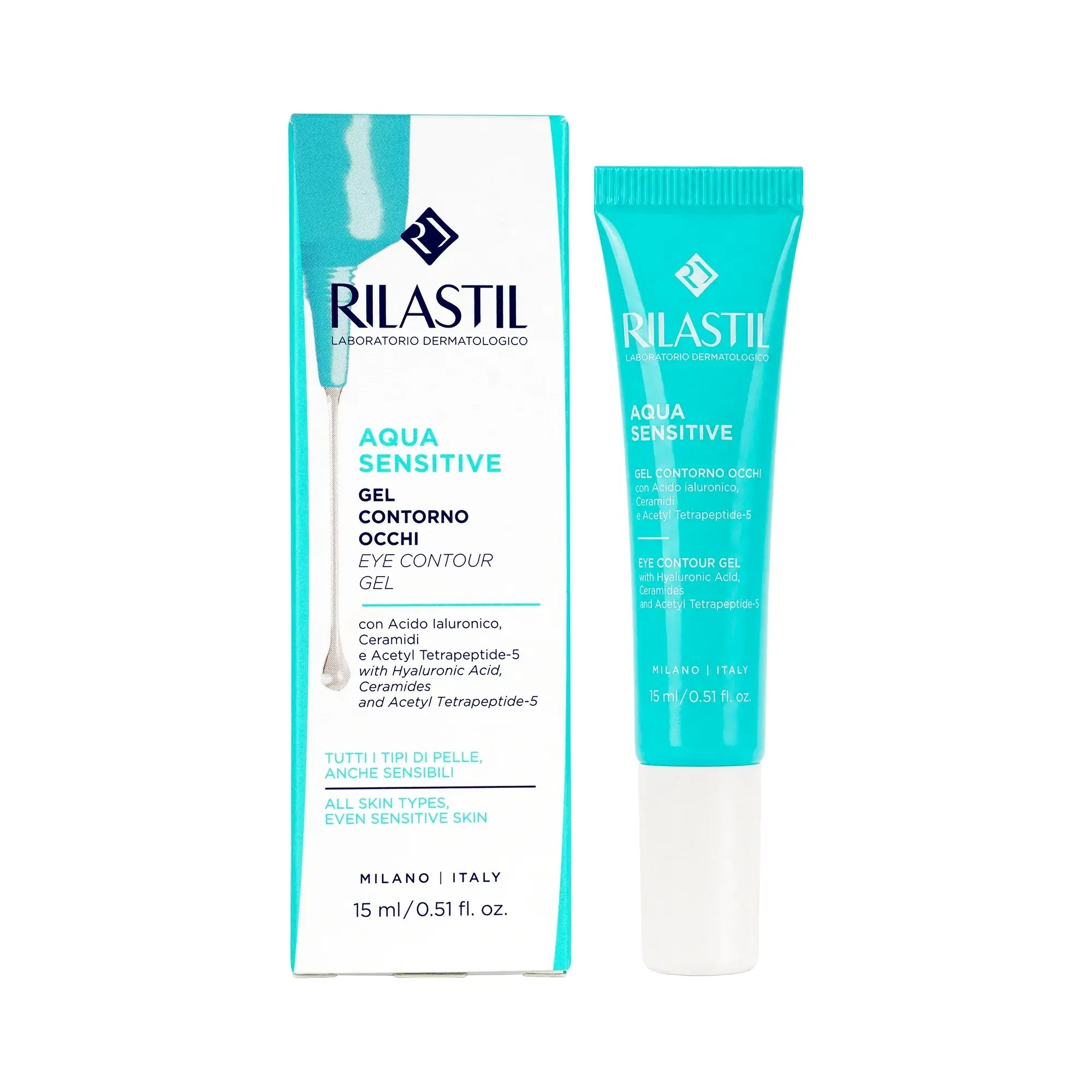 Rilastil Aqua Sensitive Eye Contour Gel 15ml