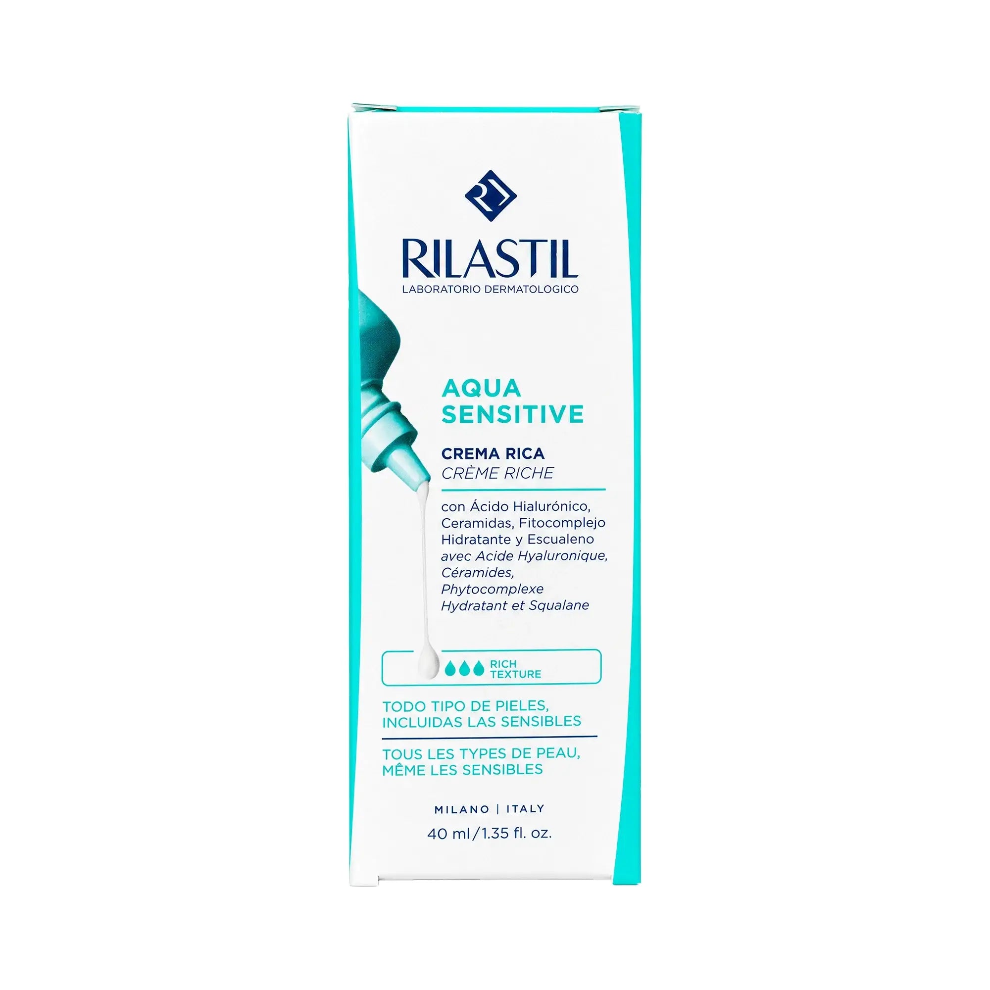Rilastil Aqua Sensitive Crema Rica 40ml