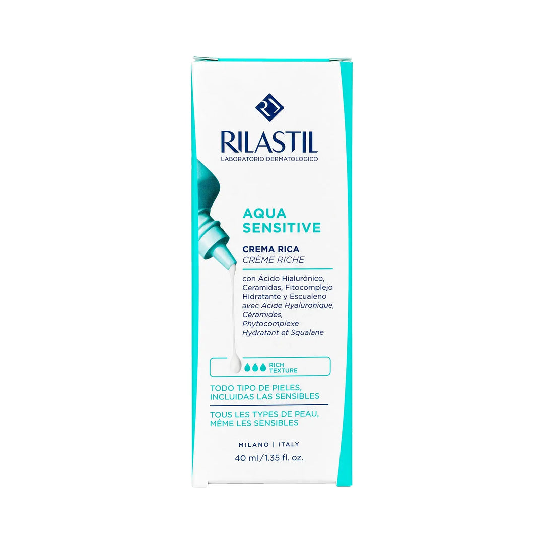 61387-Rilastil Aqua Sensitive Crema Rica 40ml +3