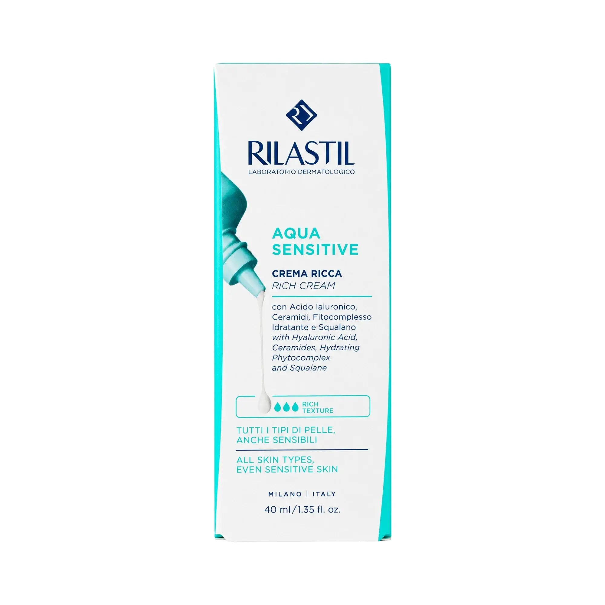 Rilastil Aqua Sensitive Crema Rica 40ml