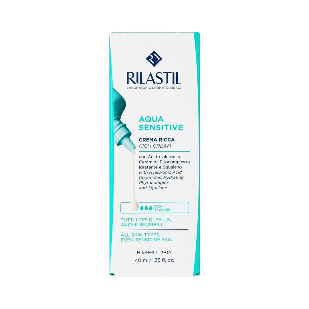 61387-Rilastil Aqua Sensitive Crema Rica 40ml +2