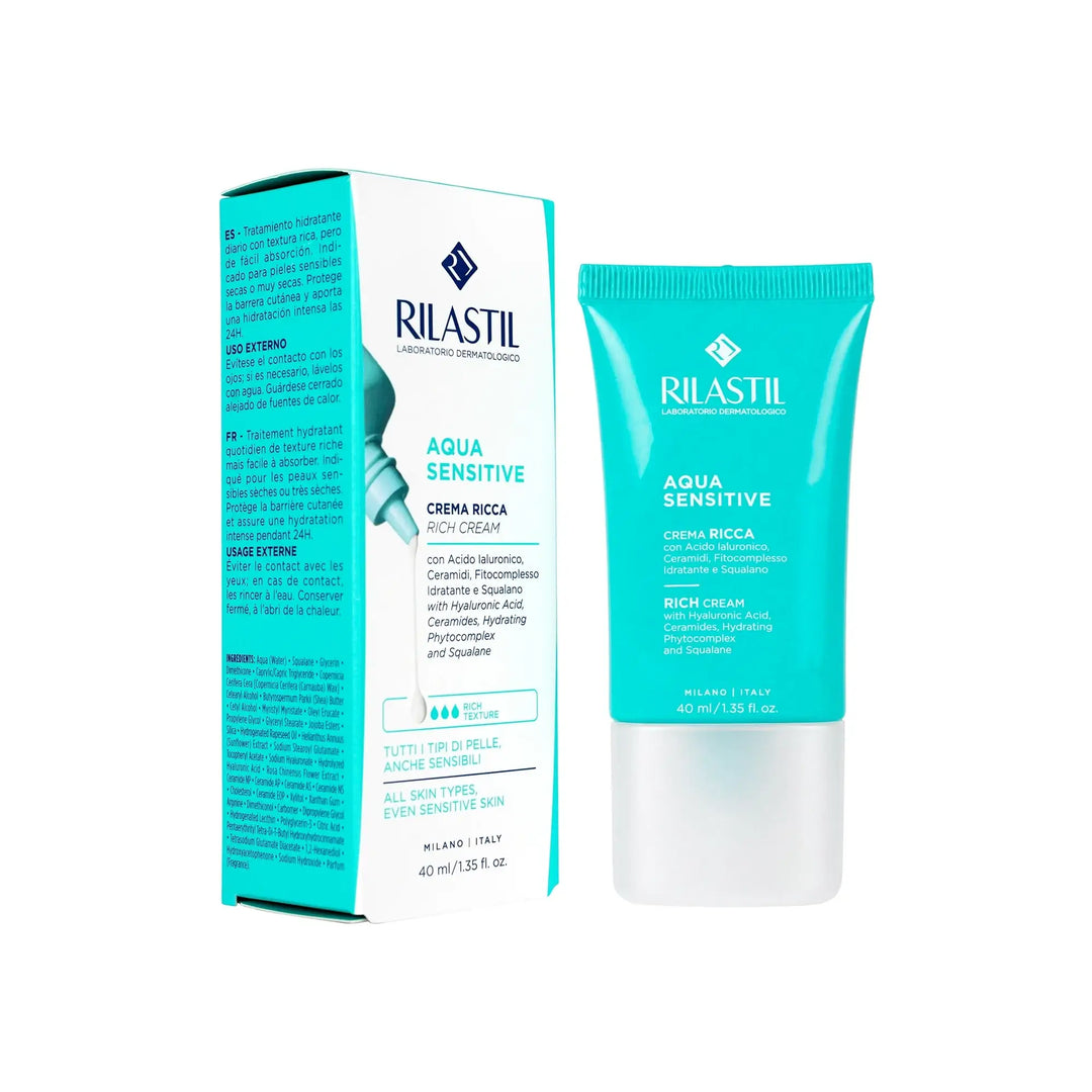 61387-Rilastil Aqua Sensitive Crema Rica 40ml +1