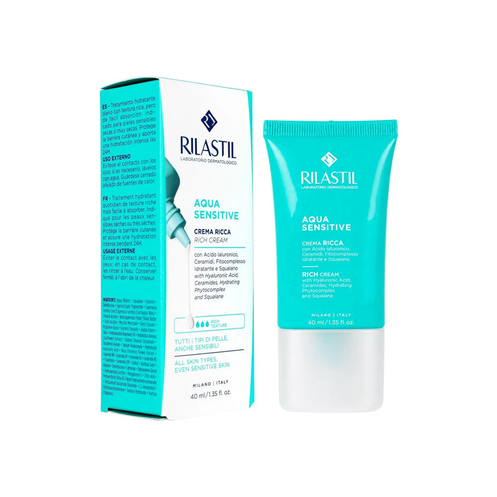 61387-Rilastil Aqua Sensitive Crema Rica 40ml +1