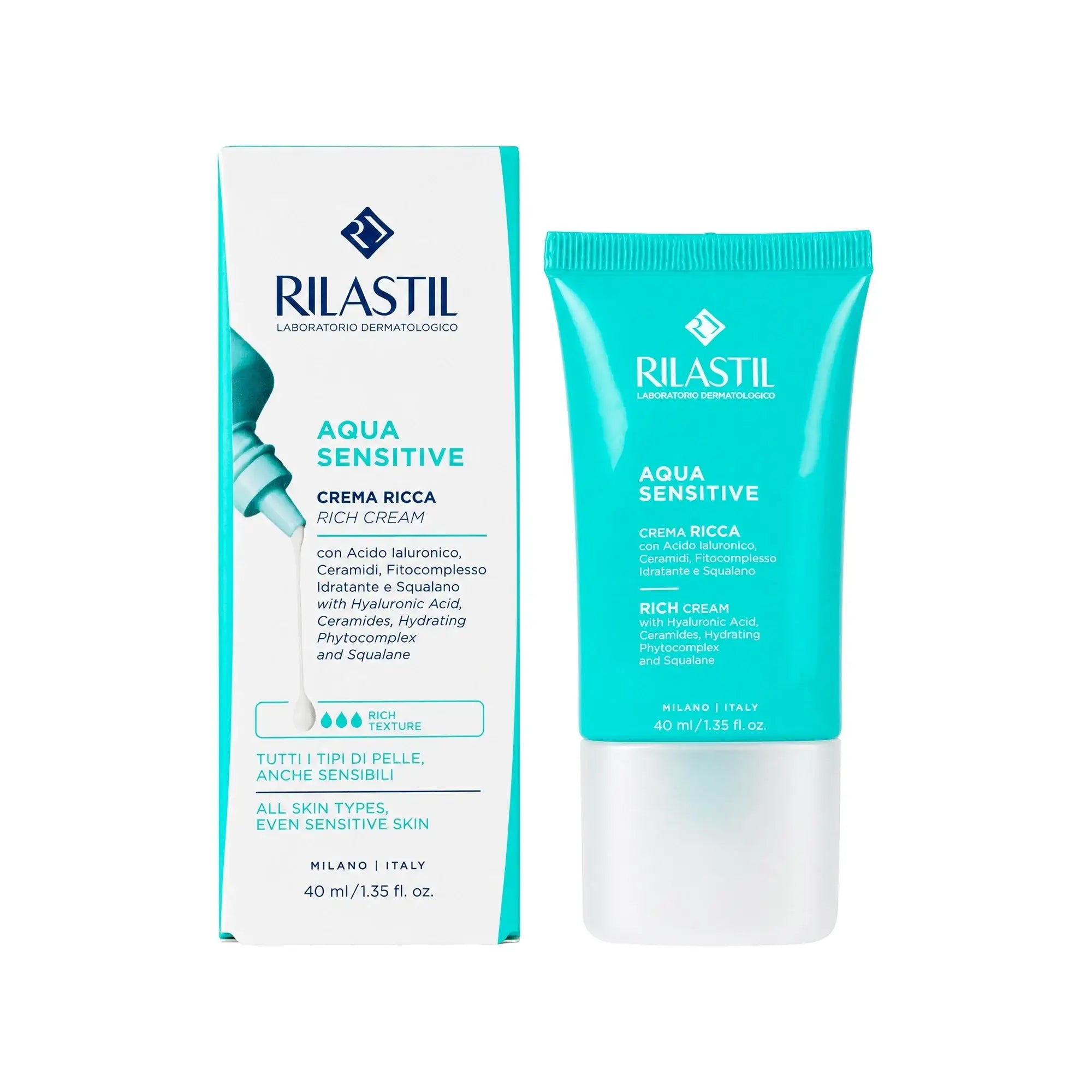 Rilastil Aqua Sensitive Crema Rica 40ml