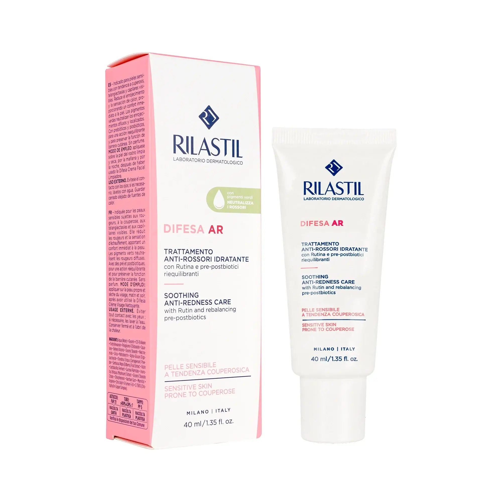 Rilastil Difesa AR Traitement Anti-Rougeurs hydratant 40ml