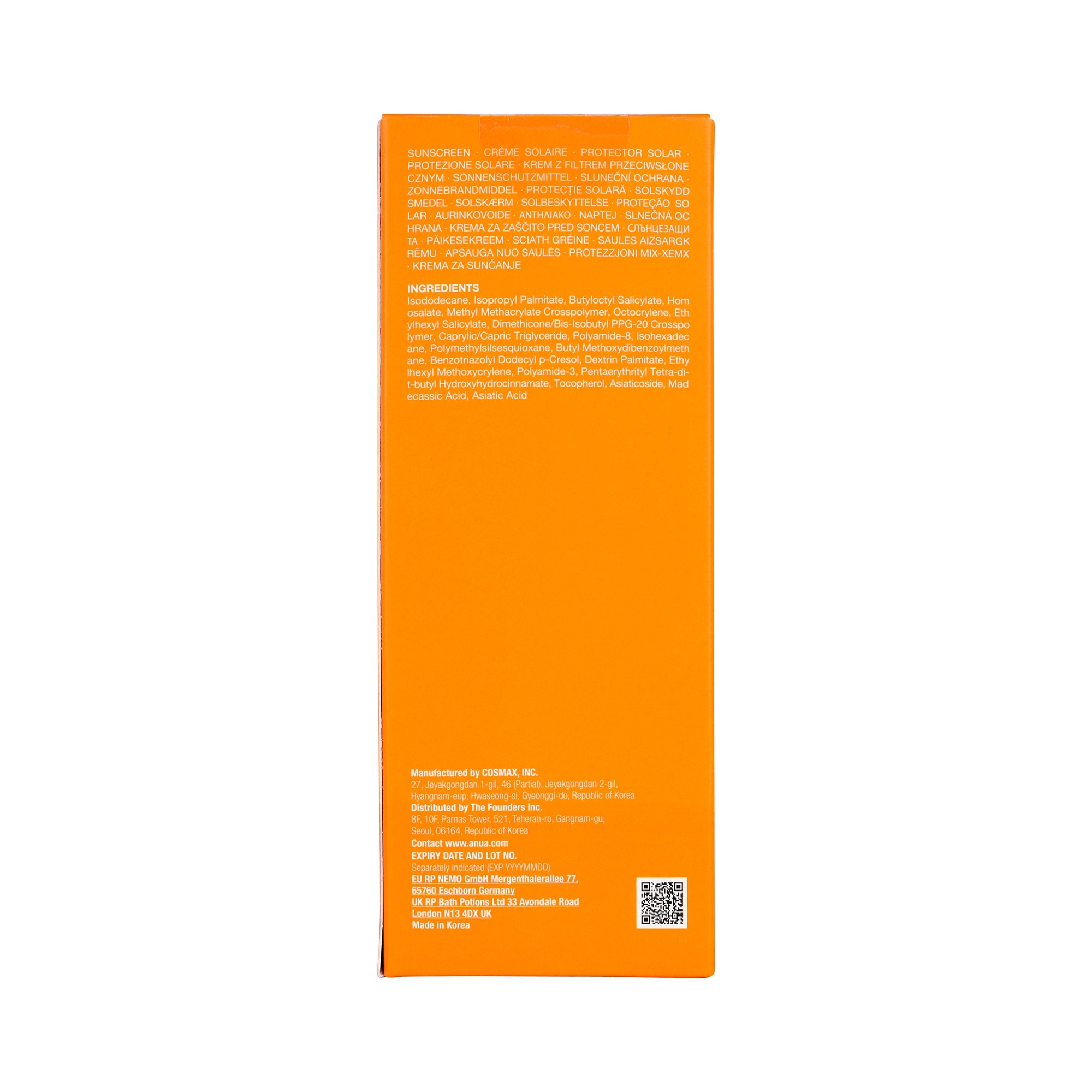 Anua Invisible Matte Finish Sunscreen SPF50+  PA+++ 50ml