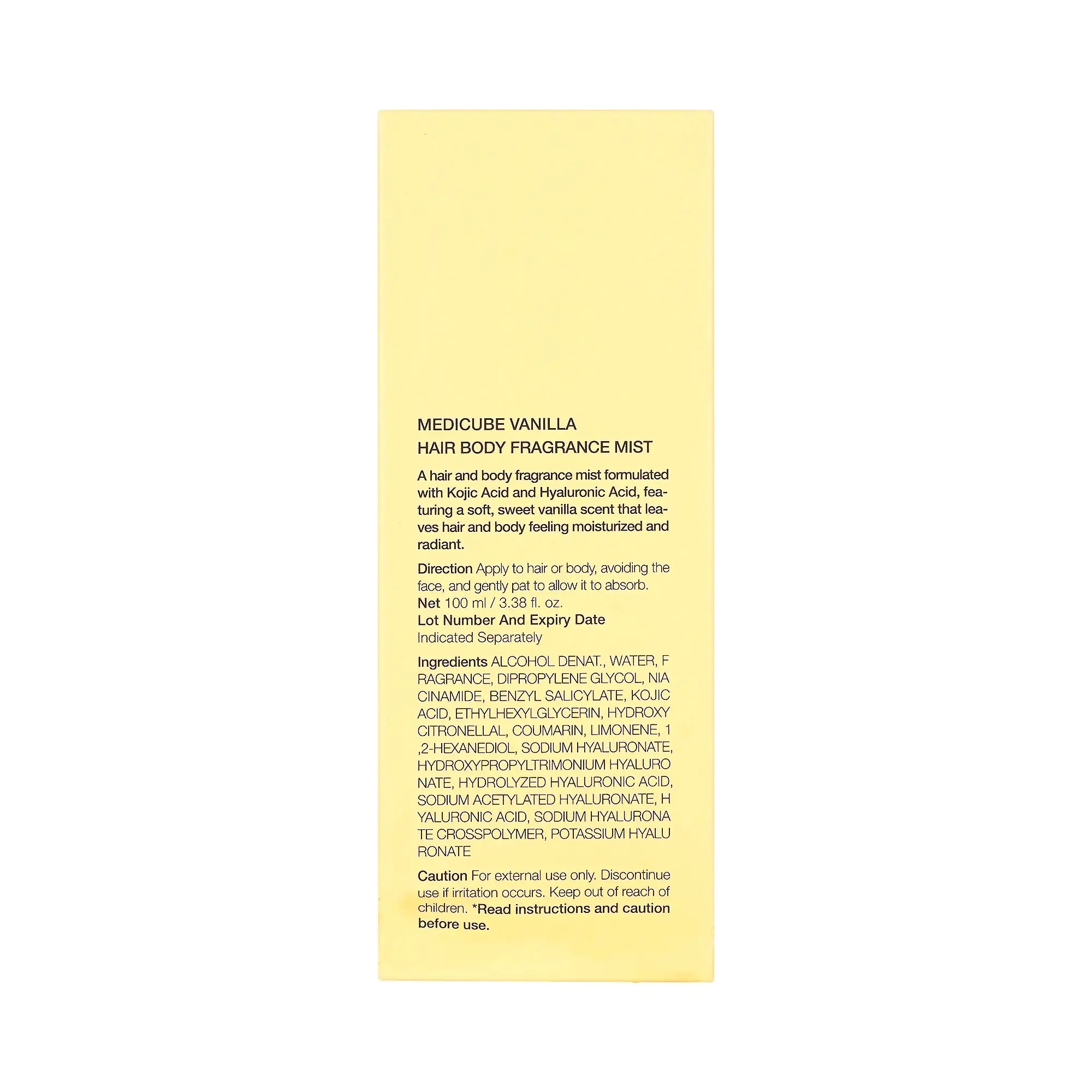 61400-Medicube Glow Vanilla Hair Body Fragrance Mist 100ml +3