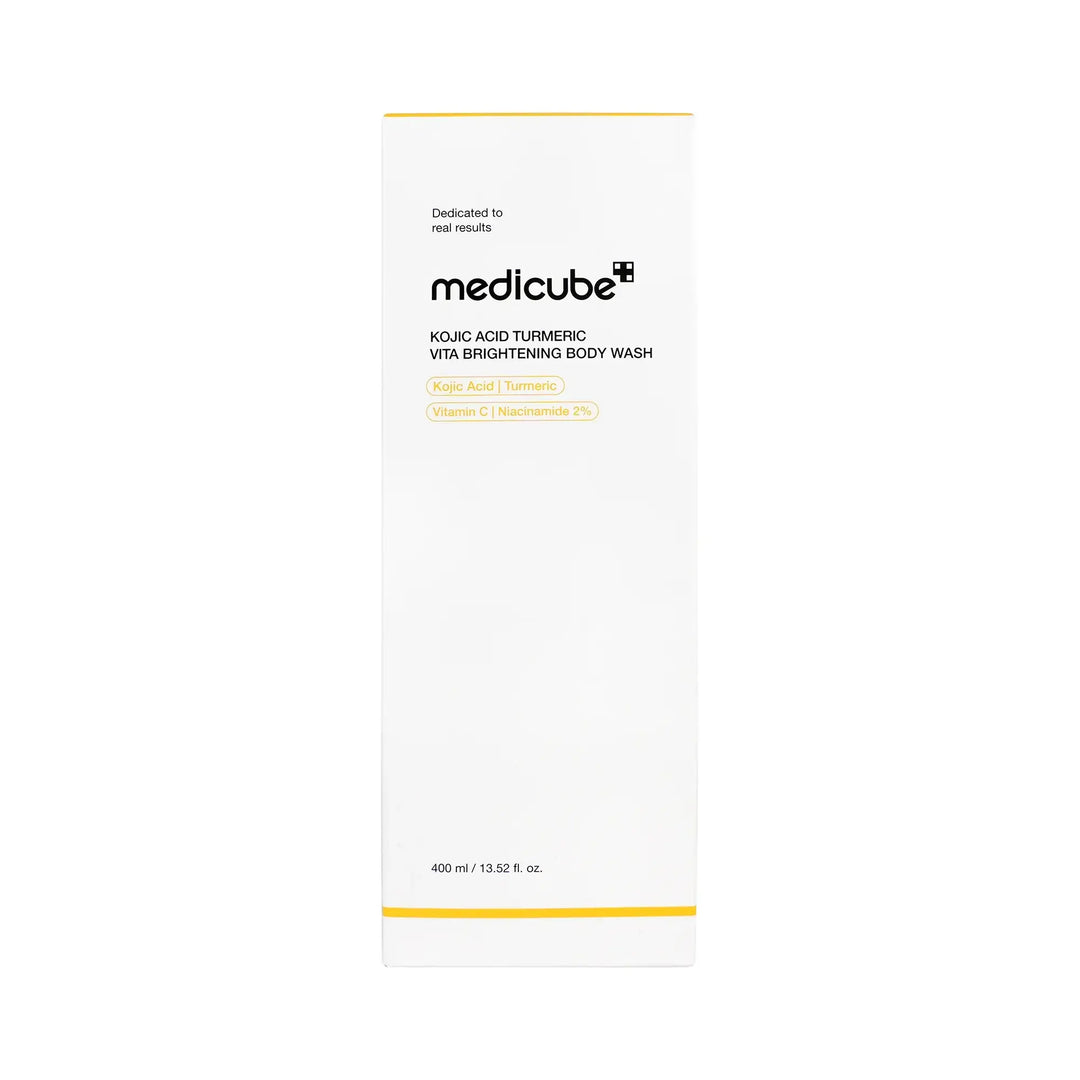 61401-Medicube Kojic Acid Turmeric Vita Brightening Body Wash400ml +2