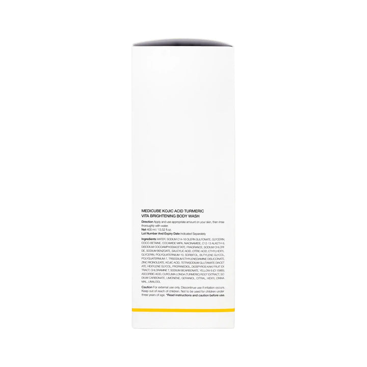 61401-Medicube Kojic Acid Turmeric Vita Brightening Body Wash400ml +5