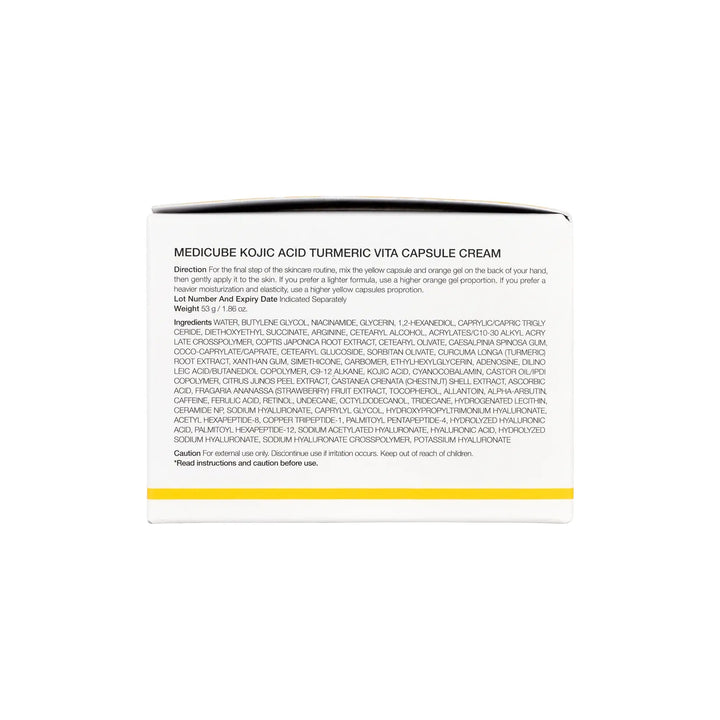 61402-Medicube Kojic Acid Turmeric Vita Capsule Cream 53g +4
