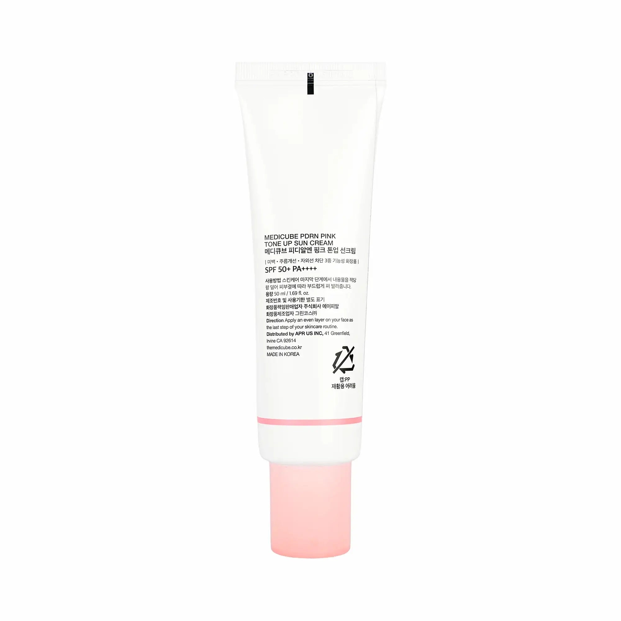 61403-Medicube PDRN Pink Tone Up Sun Cream SPF50+ PA++++ 50ml +7