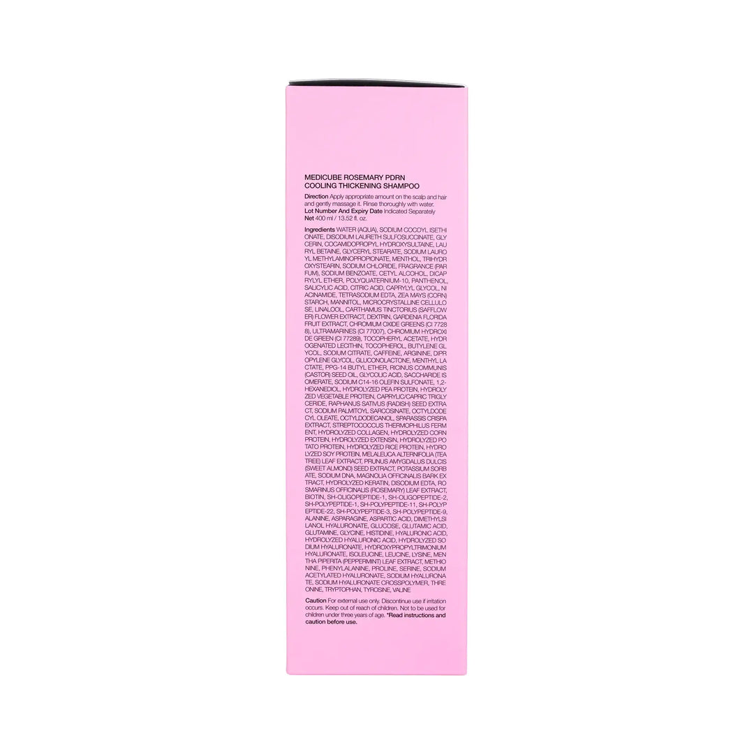 61404-Medicube Rosemary PDRN Cooling Thickening Shampoo 400ml +1