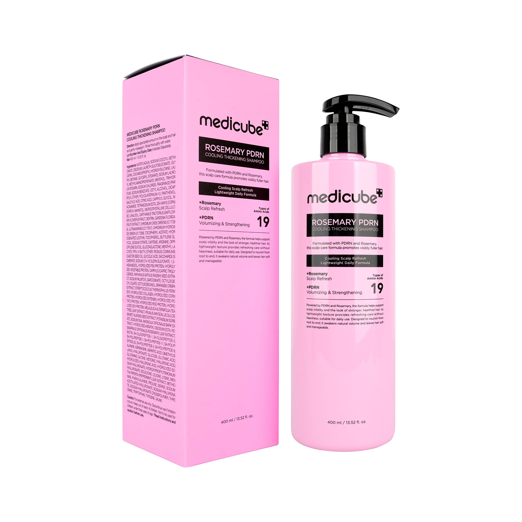 Medicube Rosemary PDRN Cooling Thickening Shampoo 400ml