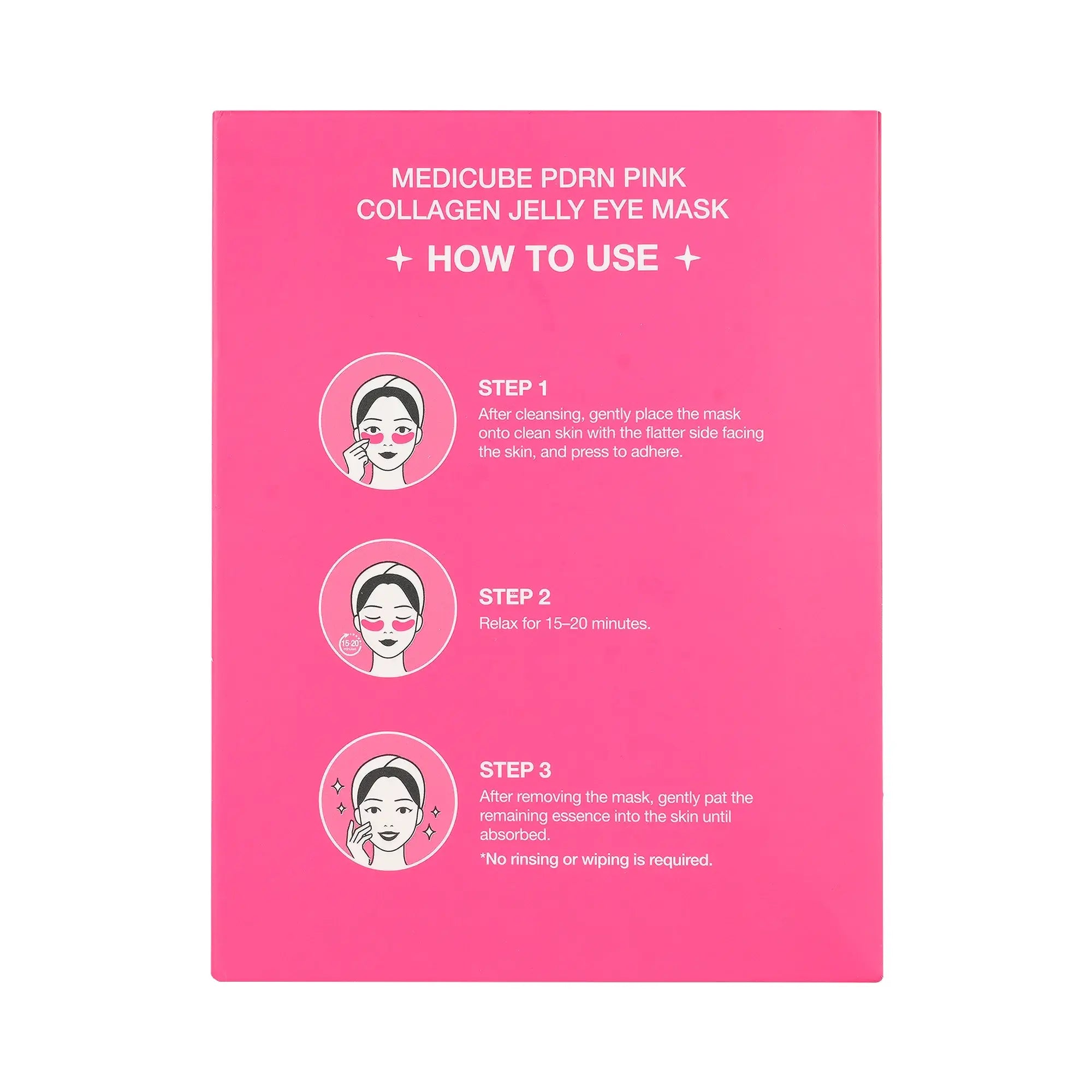 61407-Medicube PDRN Pink Collagen Jelly Eye Mask 50 Pairs +3