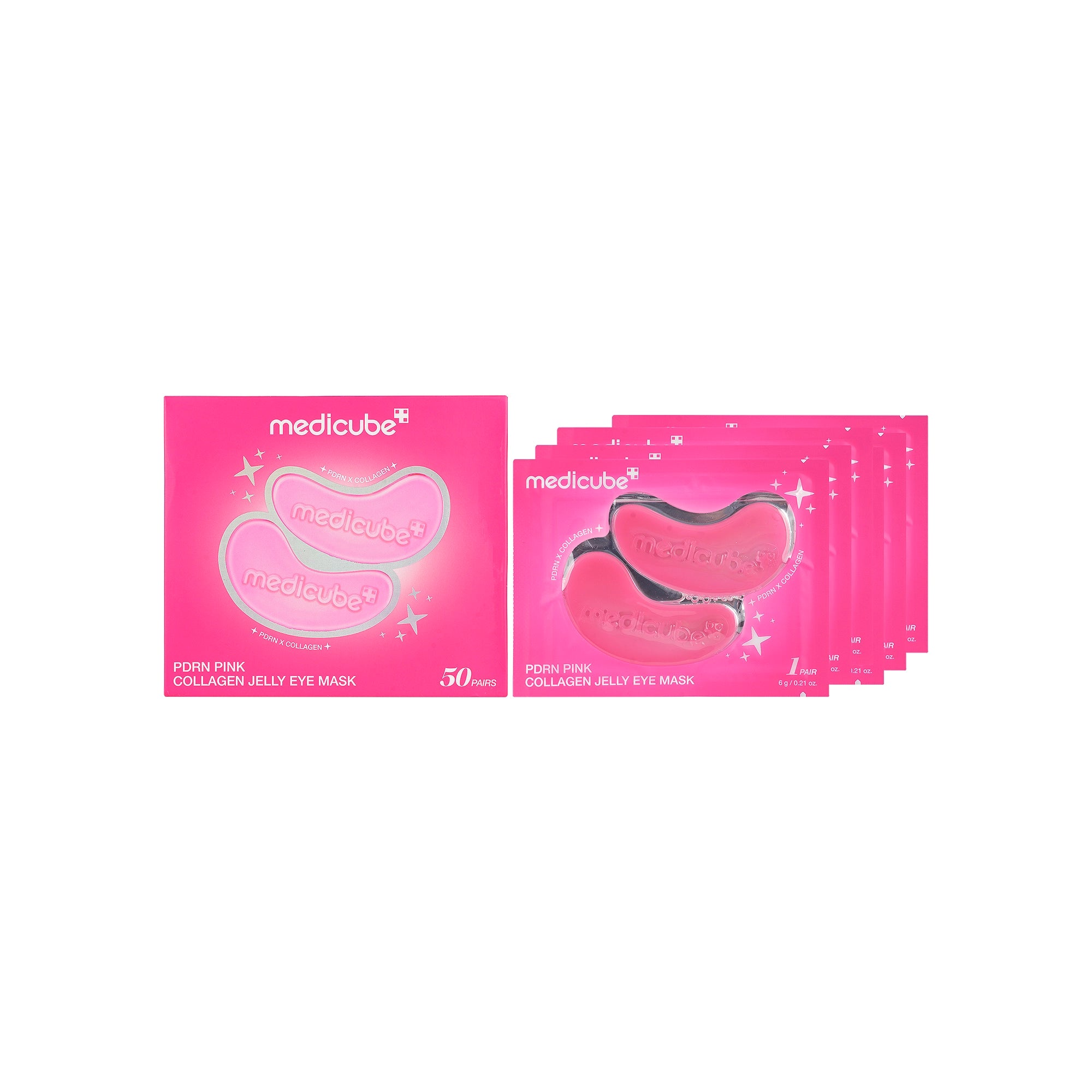 61407-Medicube PDRN Pink Collagen Jelly Eye Mask 50 Pairs