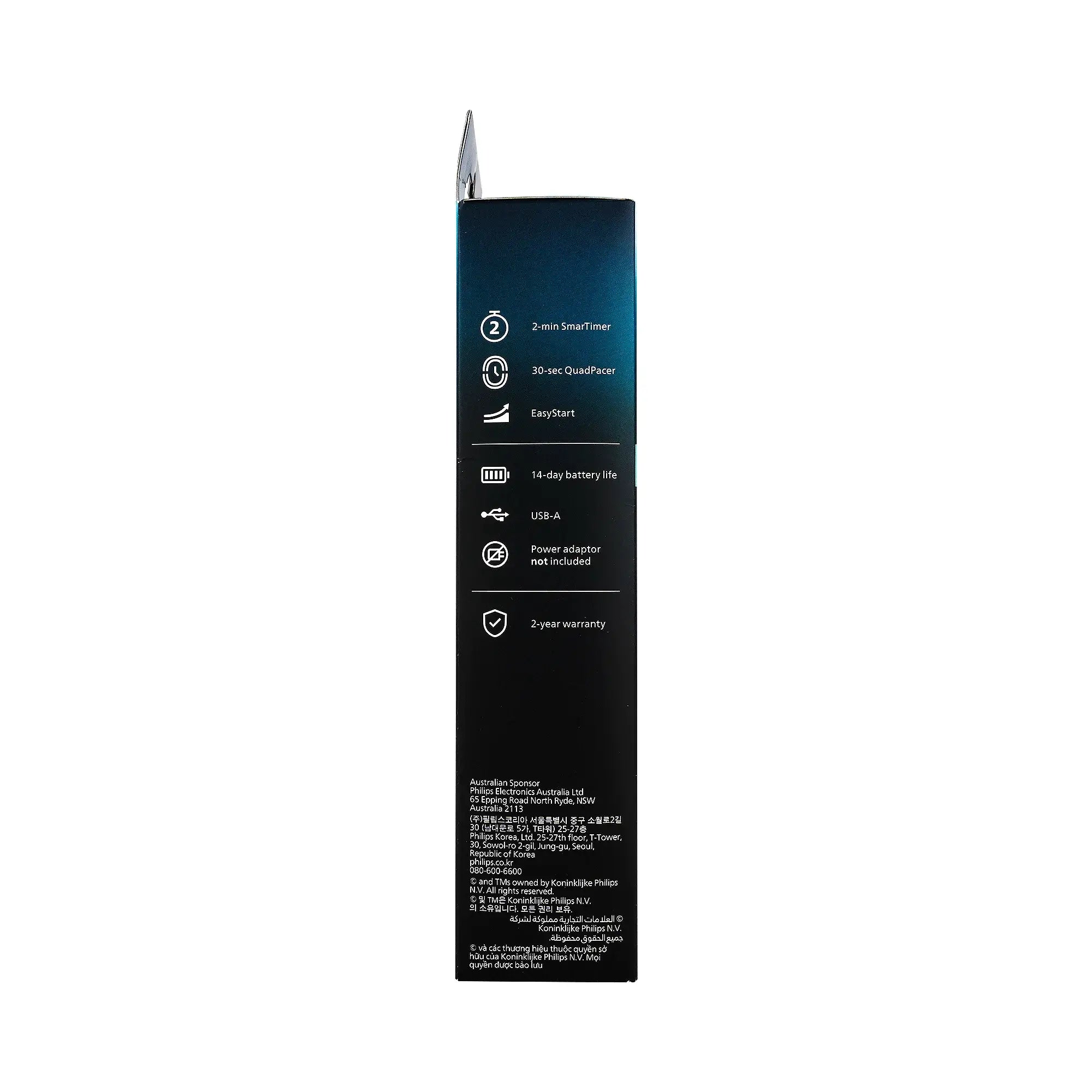 61408-Philips Sonicare 1100 Prestige Toothbrush White-HX3901/01 +4