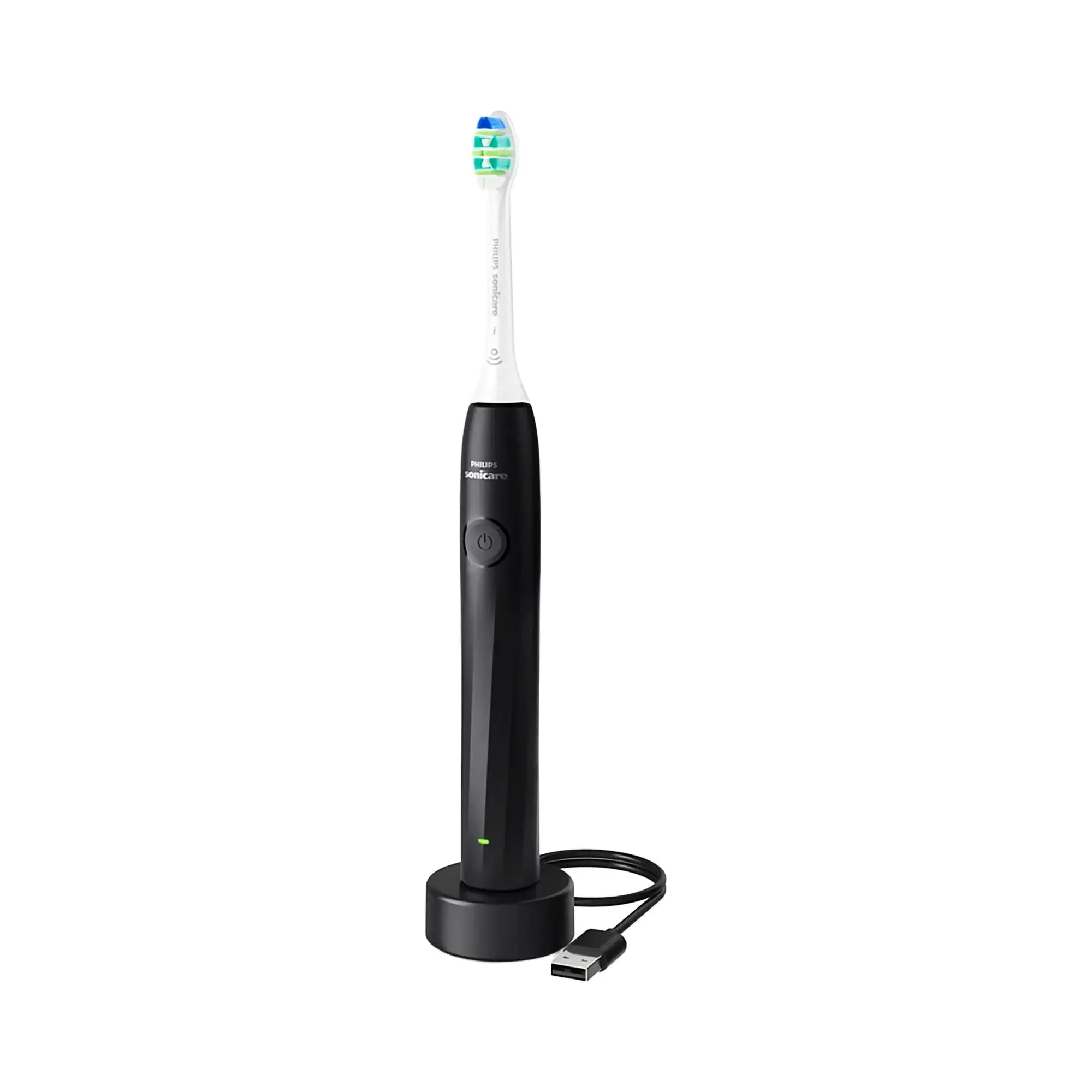 61411-Philips Sonicare 2100 Prestige Toothbrush Black-HX4021/02 +6