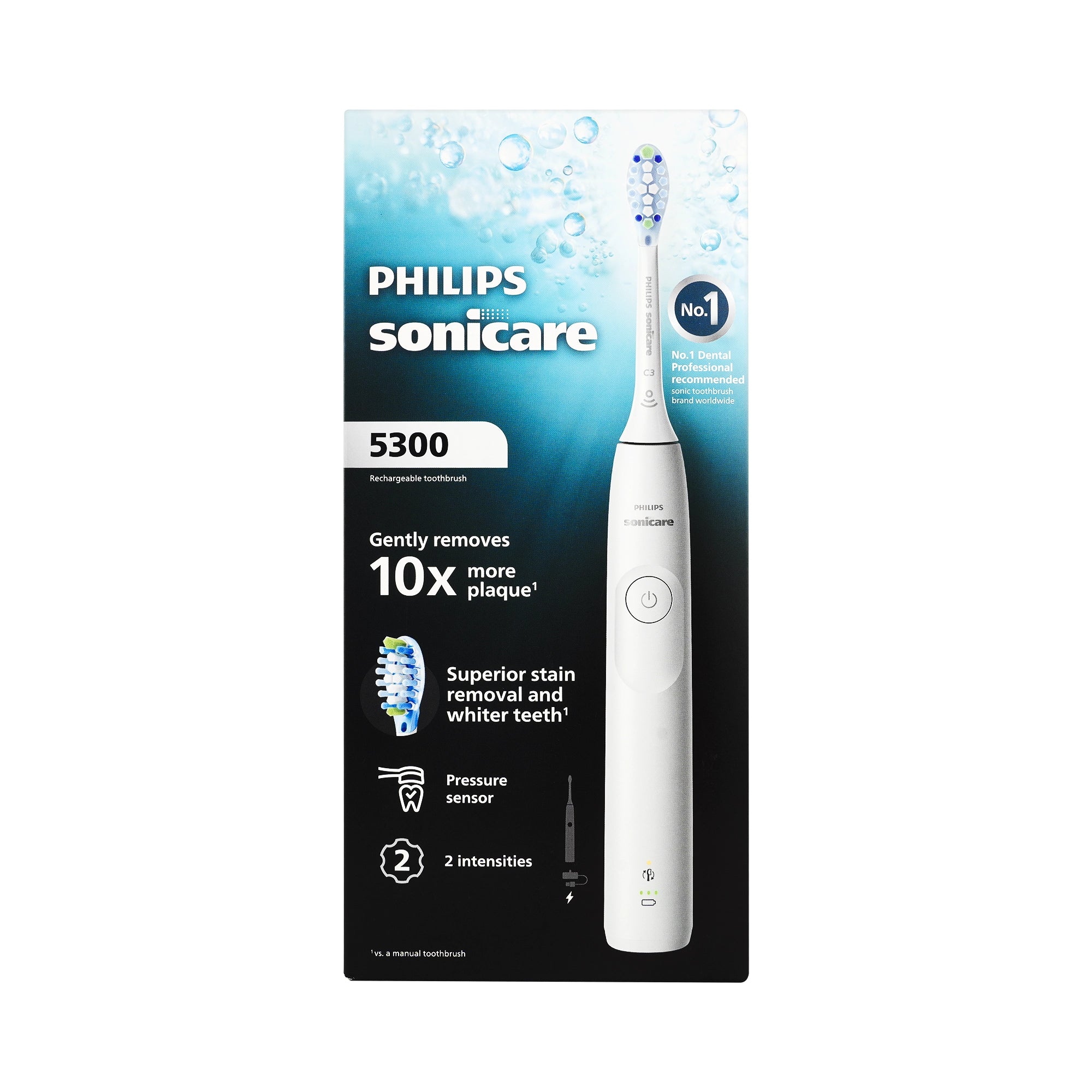 61413-Philips Sonicare 5300 Prestige Toothbrush White-HX7108/05 +1