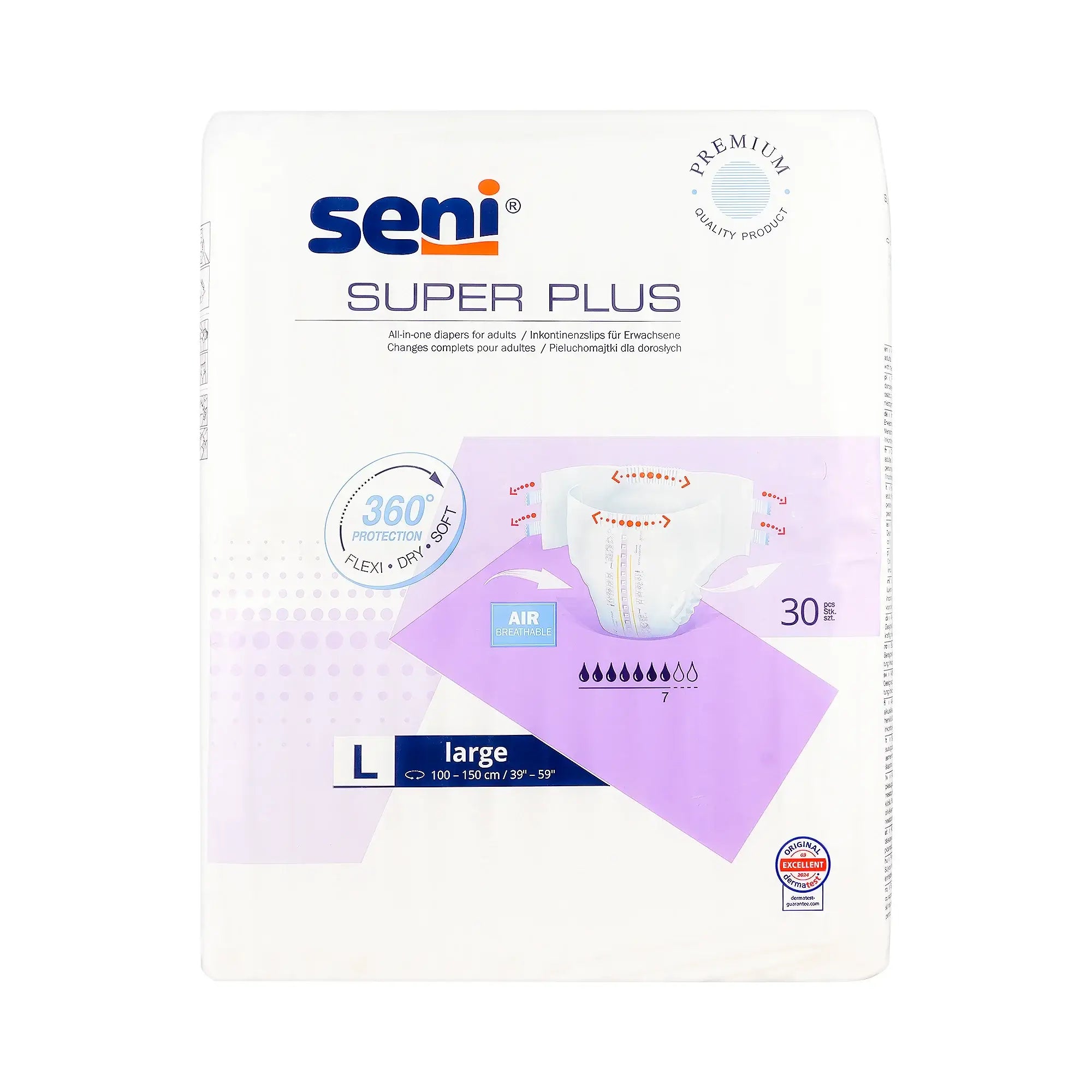 Seni Super Plus Diapers 30pcs-Large