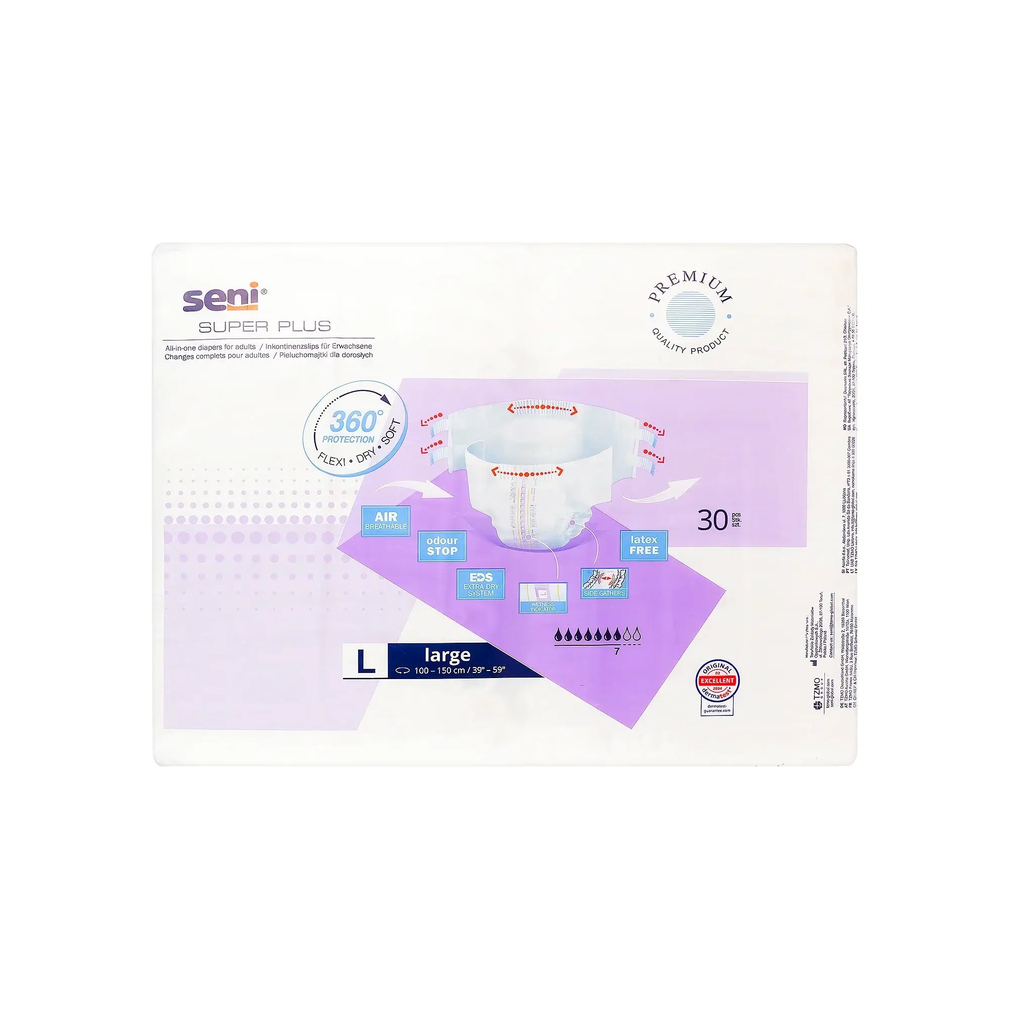 Seni Super Plus Diapers 30pcs-Large