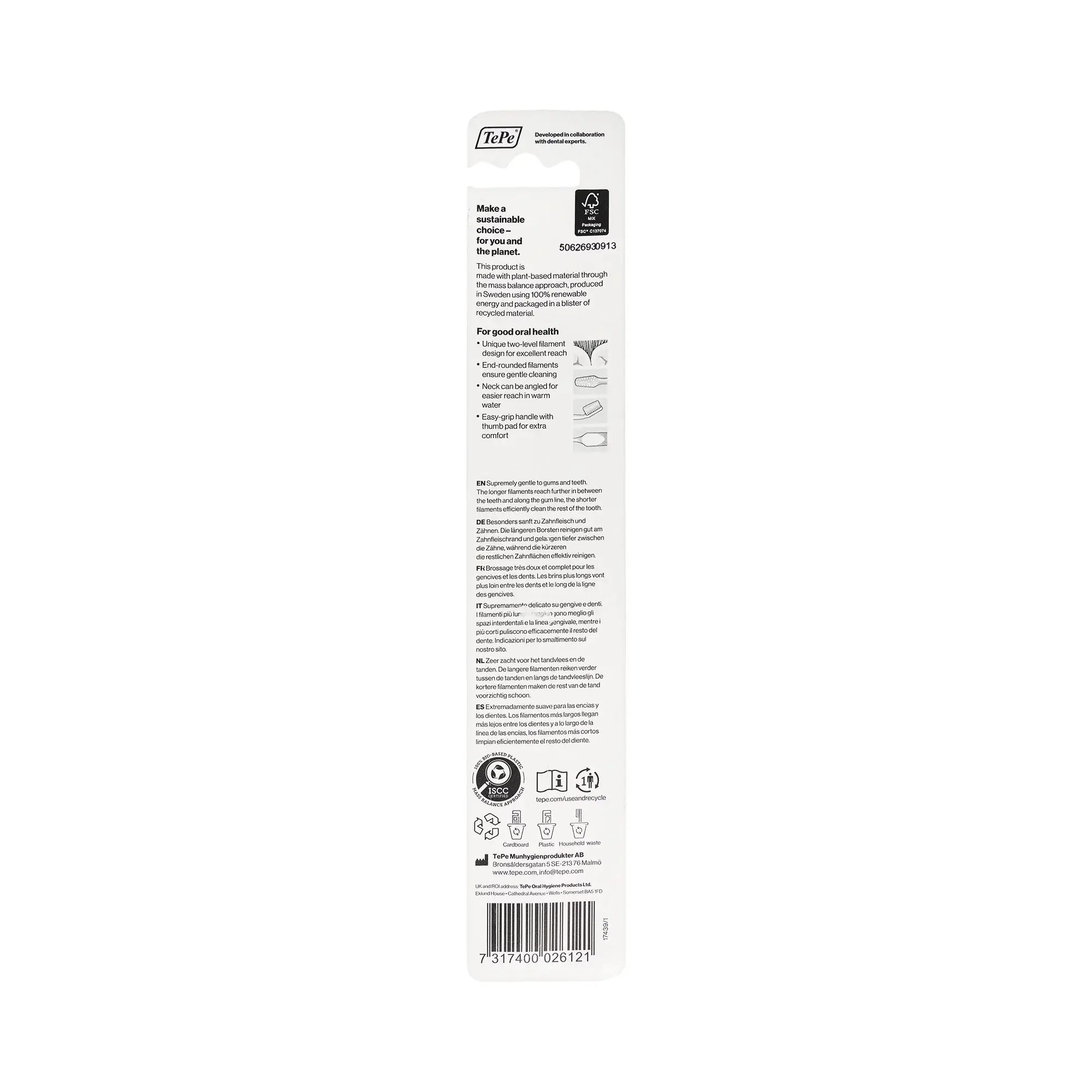 61425-Tepe Supreme Soft Toothbrush-Green +1
