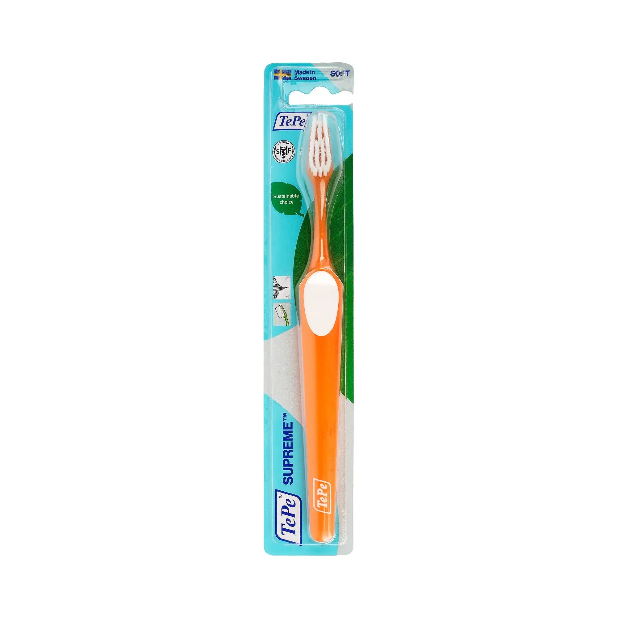 61428-Tepe Supreme Soft Toothbrush-Orange