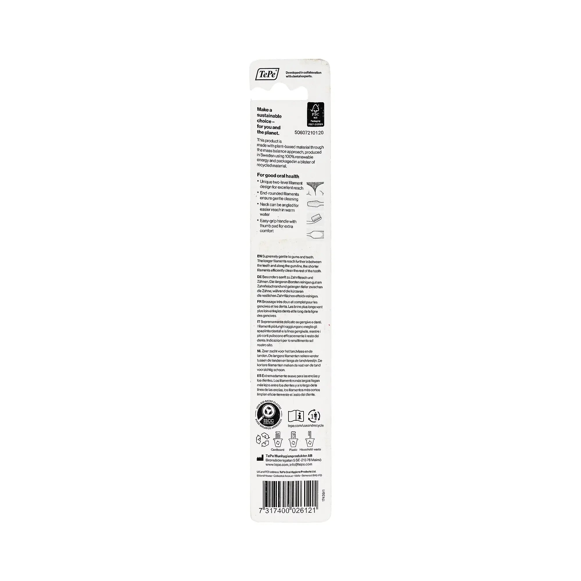 61428-Tepe Supreme Soft Toothbrush-Orange +1