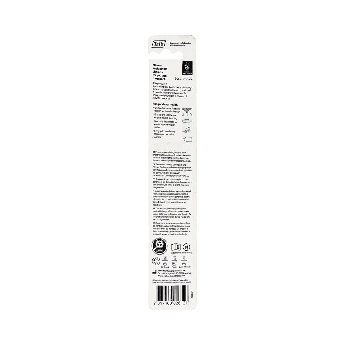 61428-Tepe Supreme Soft Toothbrush-Orange +1