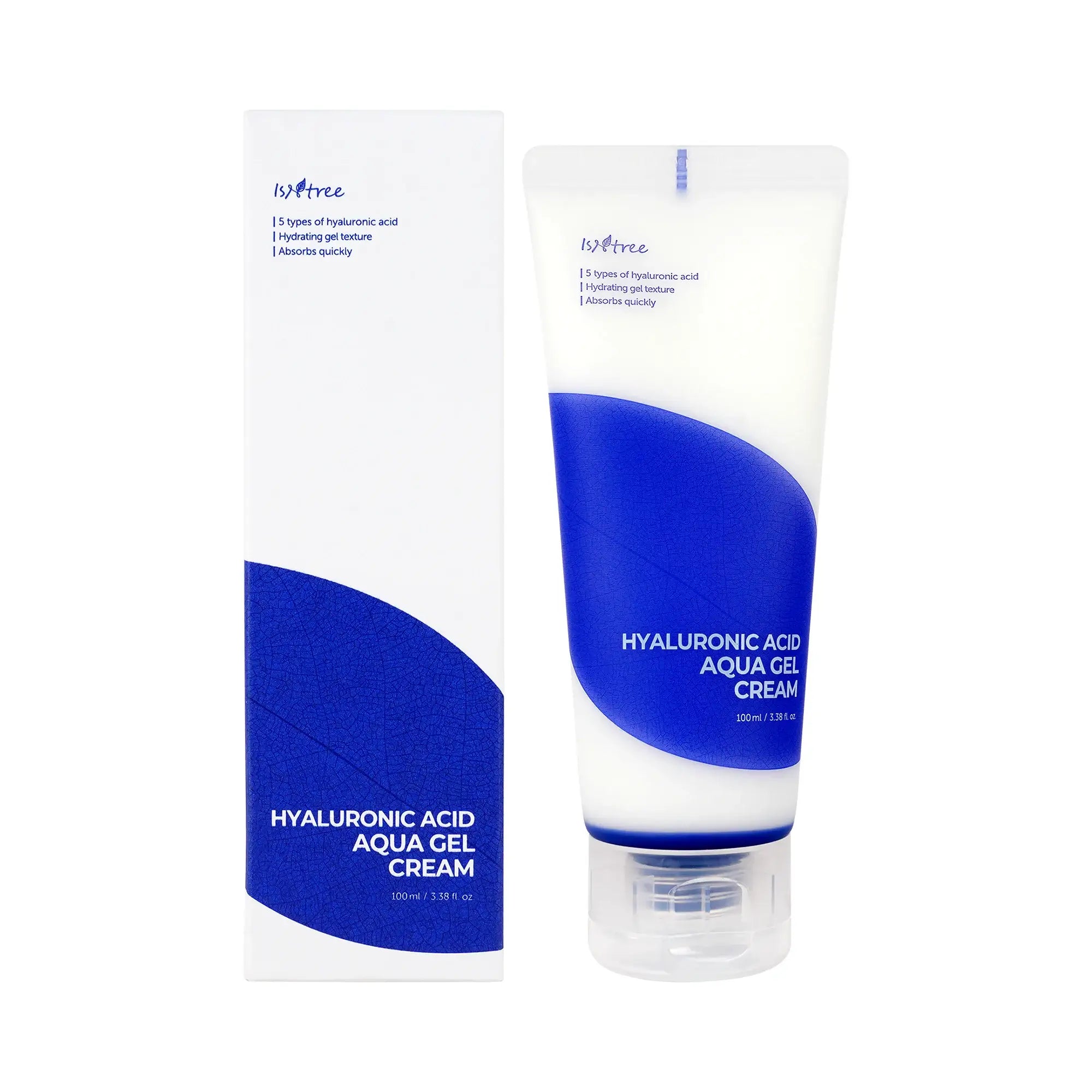 61430-Isntree Hyaluronic Acid Aqua Gel Cream 100ml +4