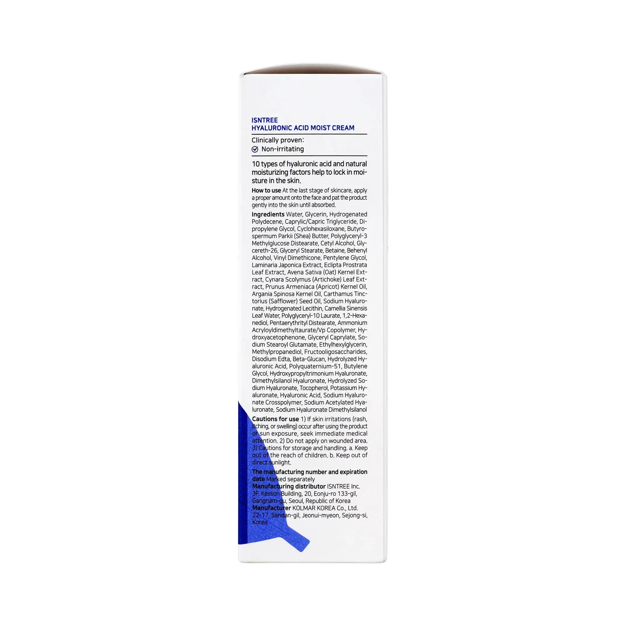 61431-Isntree Hyaluronic Acid Moist Cream 100ml +1