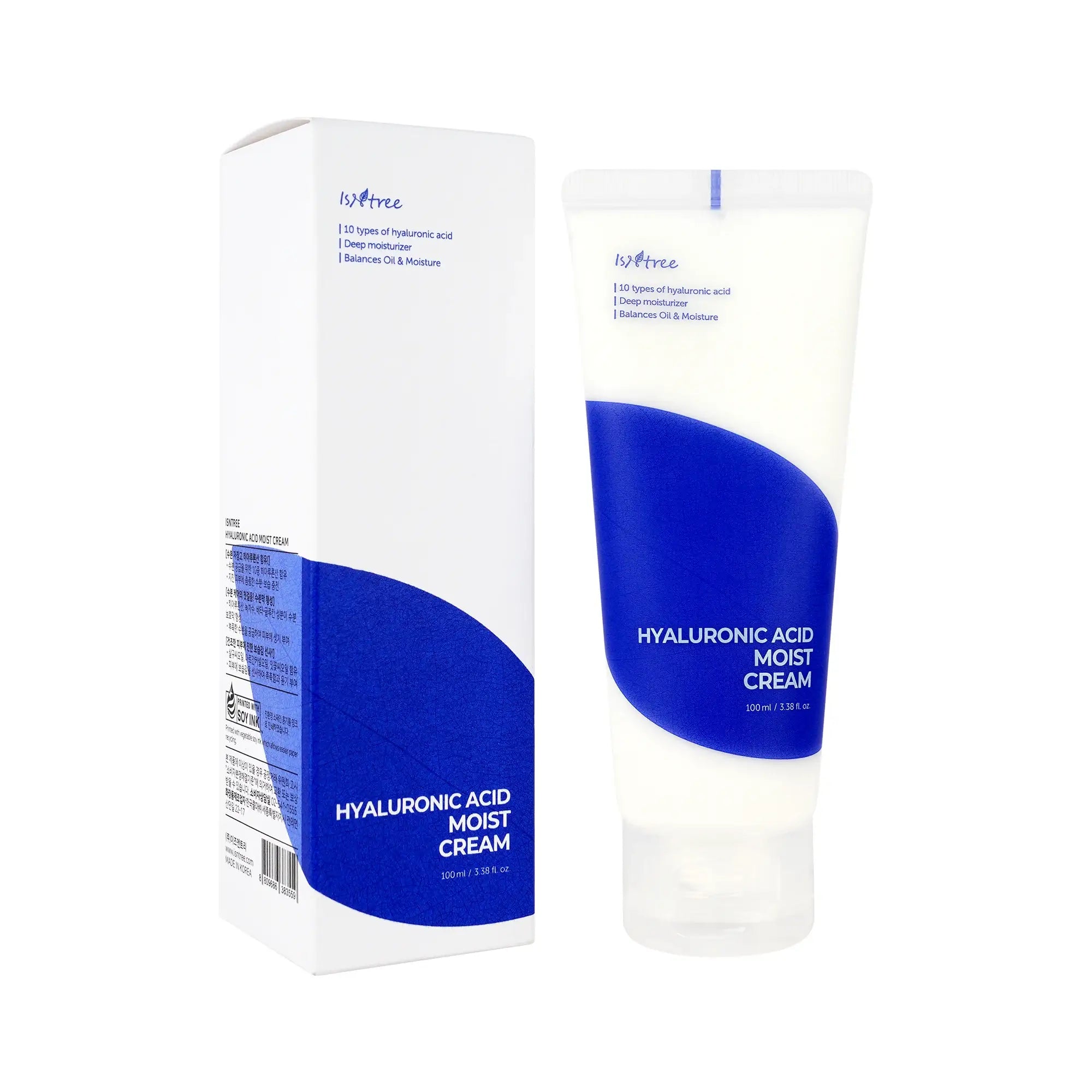 61431-Isntree Hyaluronic Acid Moist Cream 100ml +5
