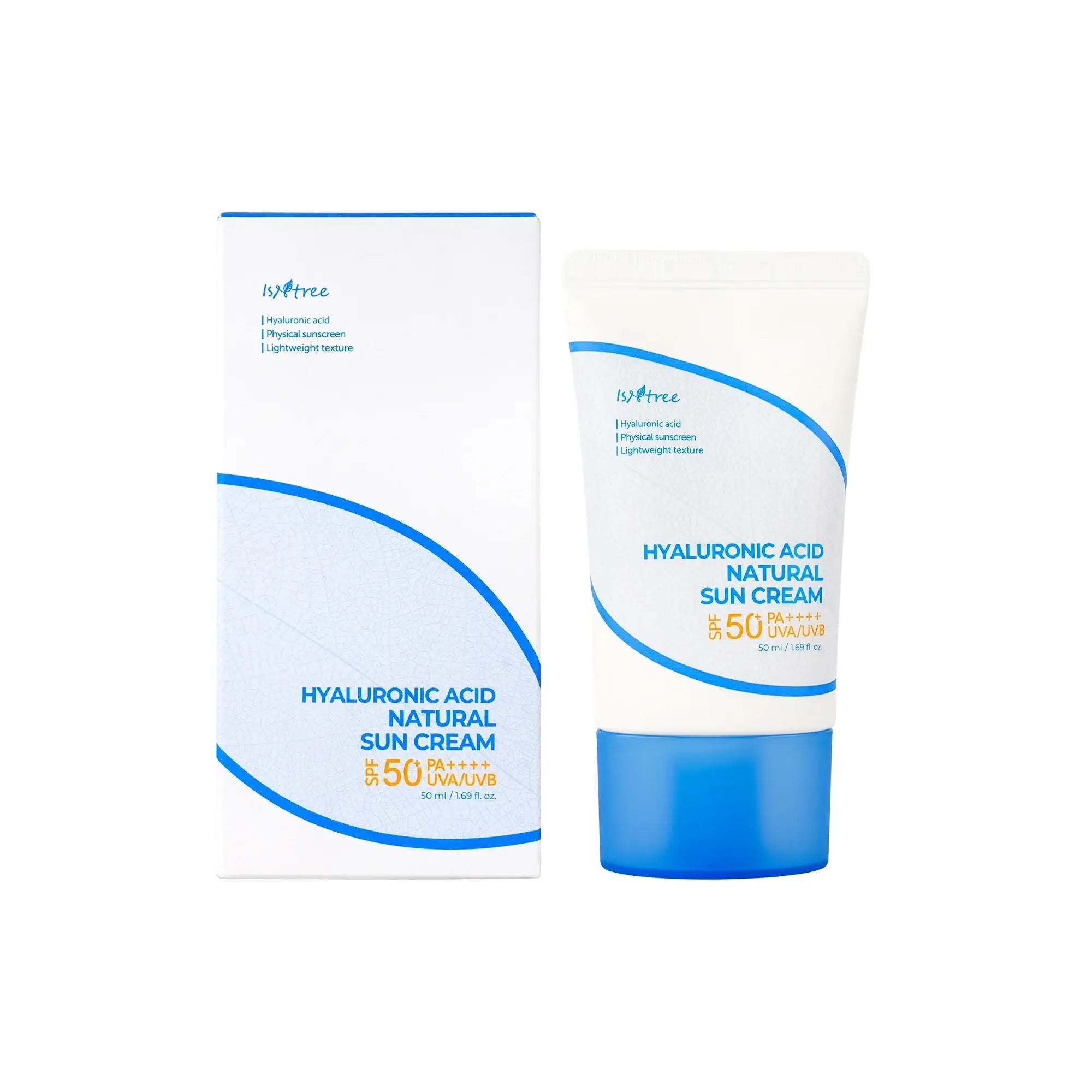 61432-Isntree Hyaluronic Acid Natural Sun Cream SPF50+ PA++++ 50ml +4