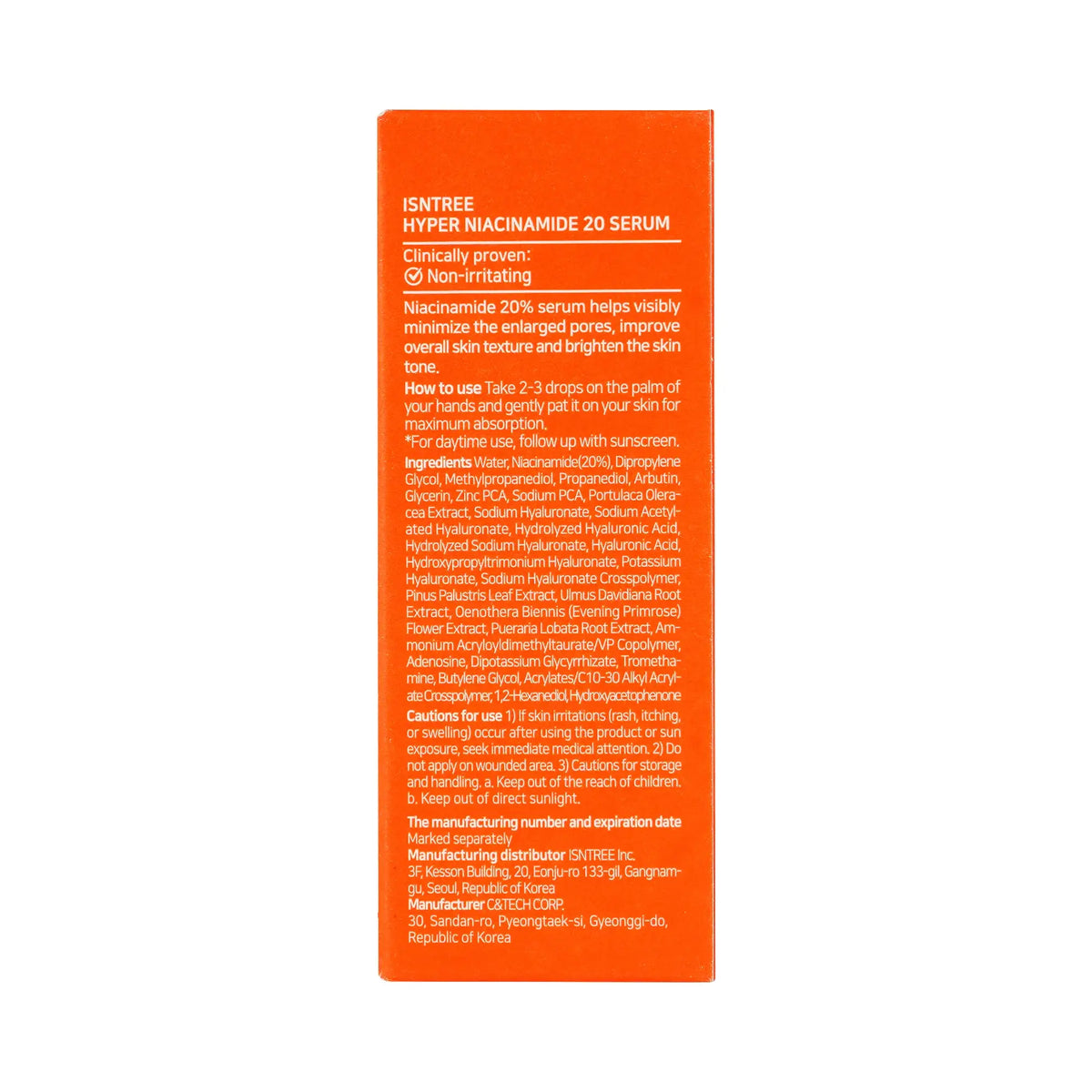 61433-Isntree Hyper Niacinamide 20 Serum 20ml +1