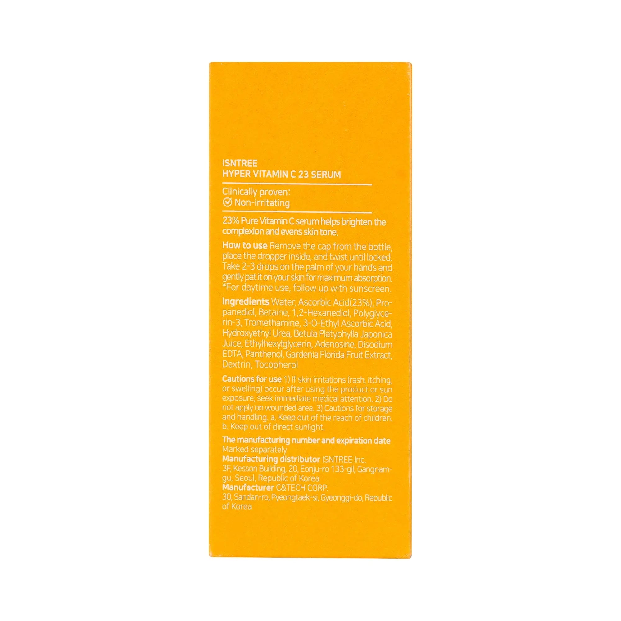 61434-Isntree Hyper Vitamin C 23 Serum 20ml +1