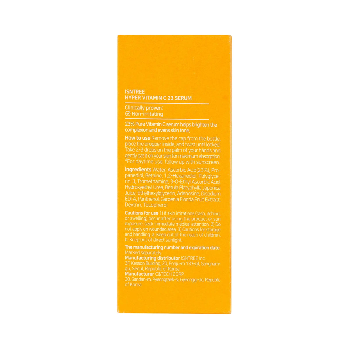 61434-Isntree Hyper Vitamin C 23 Serum 20ml +1