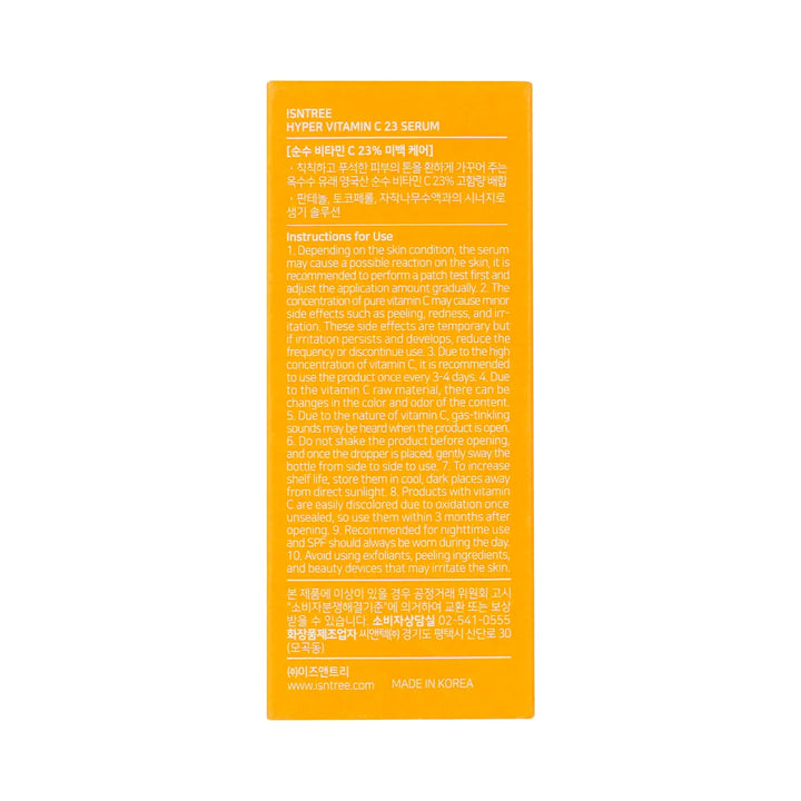 61434-Isntree Hyper Vitamin C 23 Serum 20ml +2