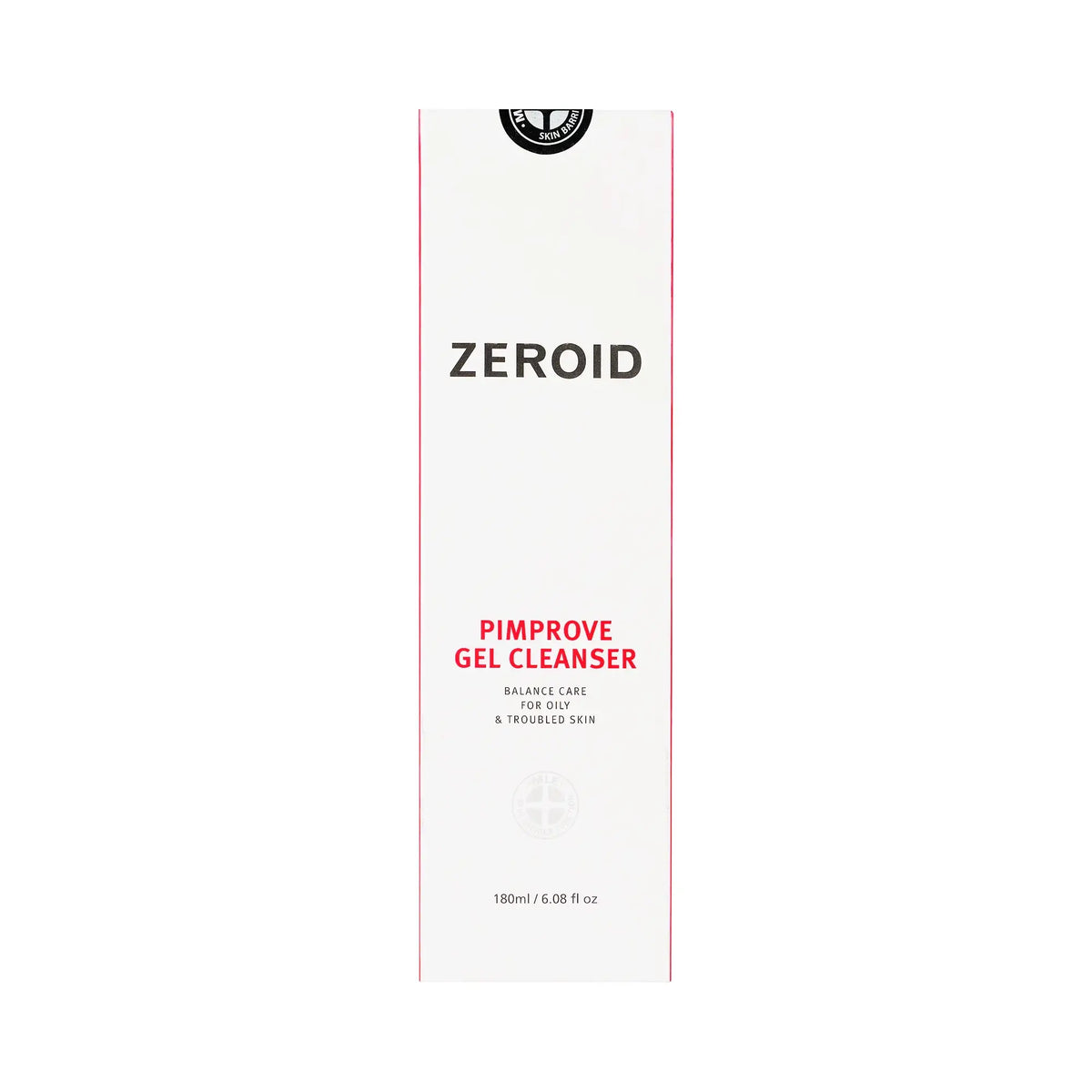 61440-Zeroid Pimprove Gel Cleanser 180ml +1