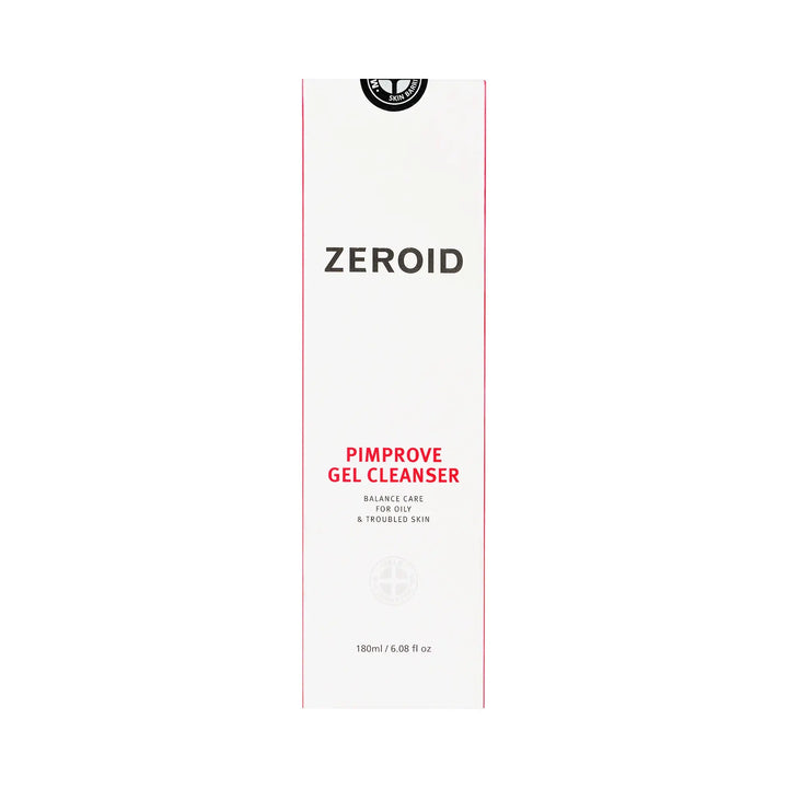 61440-Zeroid Pimprove Gel Cleanser 180ml +1