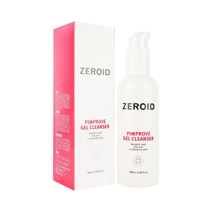 61440-Zeroid Pimprove Gel Cleanser 180ml +6