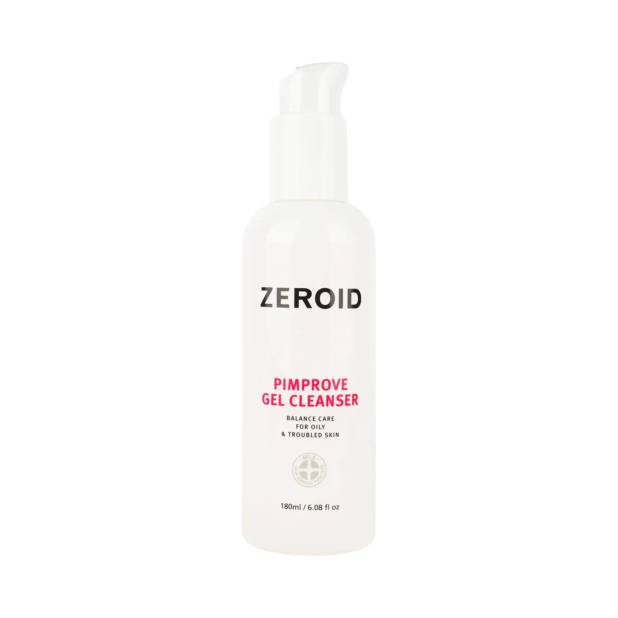 61440-Zeroid Pimprove Gel Cleanser 180ml +7