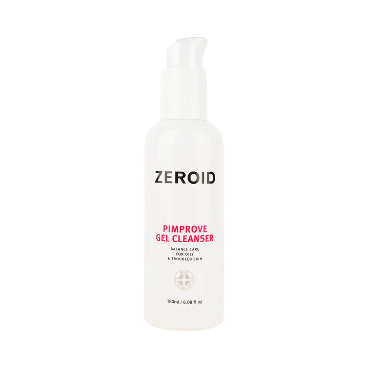 61440-Zeroid Pimprove Gel Cleanser 180ml +7