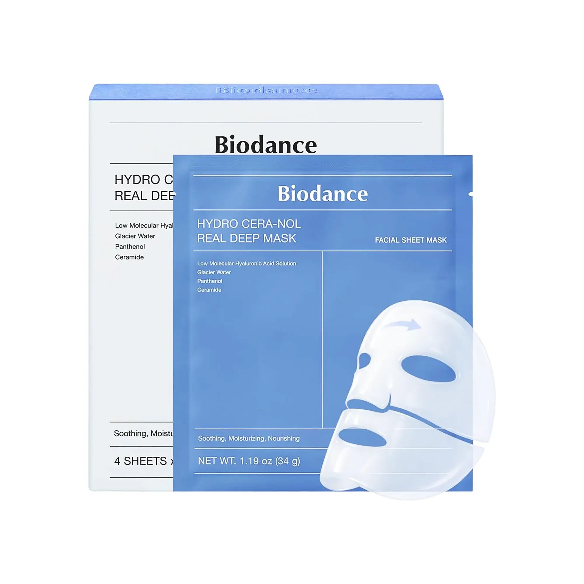 61444-Biodance Hydro Cera-Nol Real Deep Mask 4 Sheets