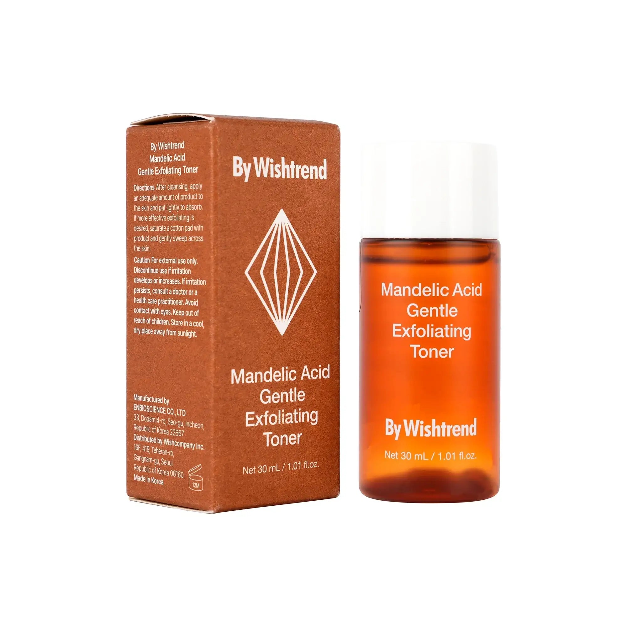 61447-By Wishtrend Mandelic Acid Gentle Exfoliating Toner 30ml +3