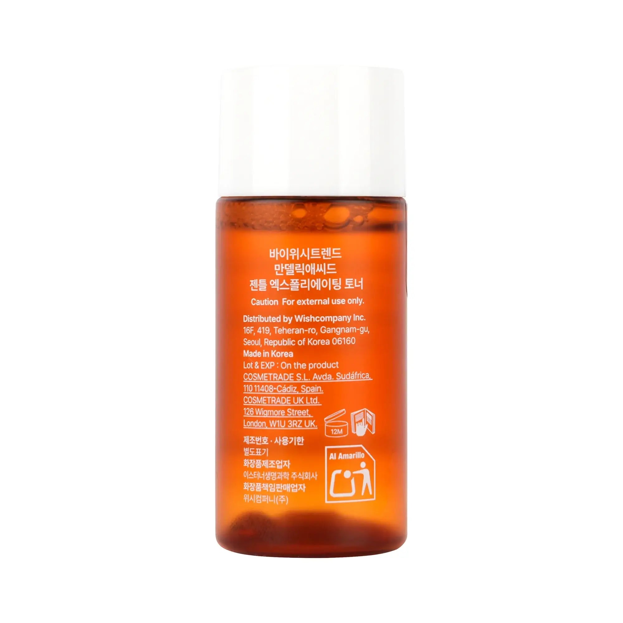 61447-By Wishtrend Mandelic Acid Gentle Exfoliating Toner 30ml +1