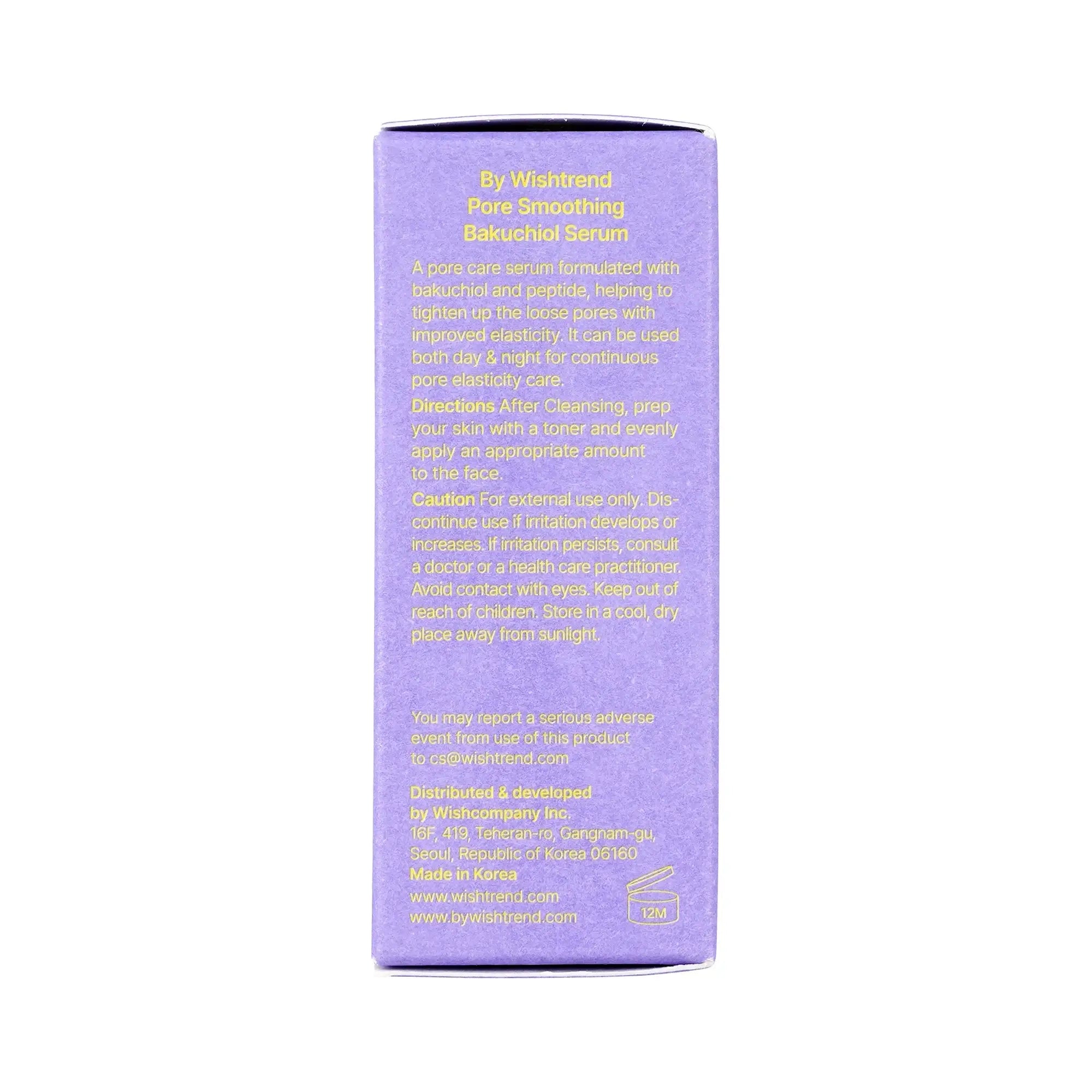 61451-By Wishtrend Pore Smoothing Bakuchiol Serum 10ml +7