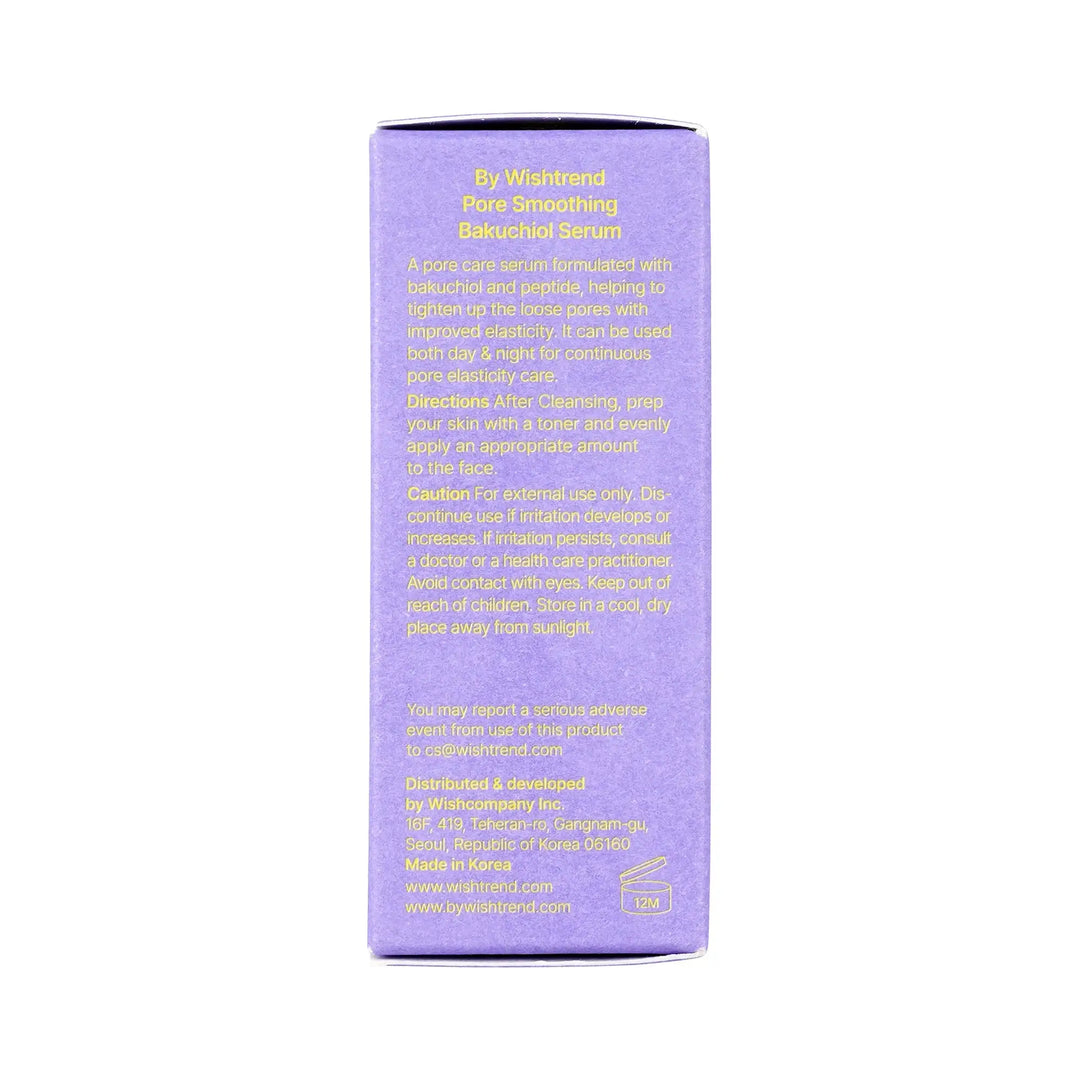 61451-By Wishtrend Pore Smoothing Bakuchiol Serum 10ml +7