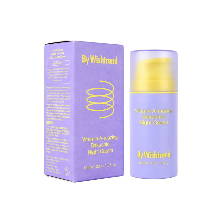 61454-By Wishtrend Vitamin A-Mazing Bakuchiol Night Cream 30g +3