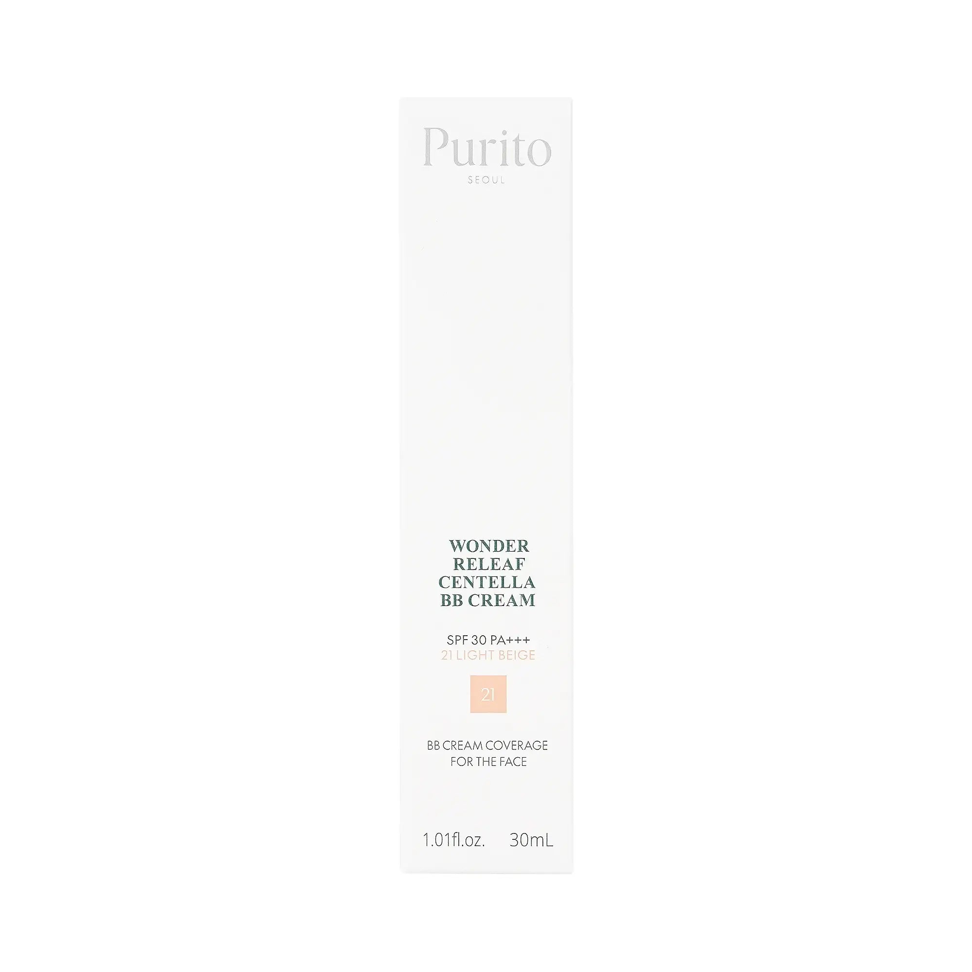 61457-Purito Wonder Releaf Centella BB Cream 30ml-21 Light Beige +4