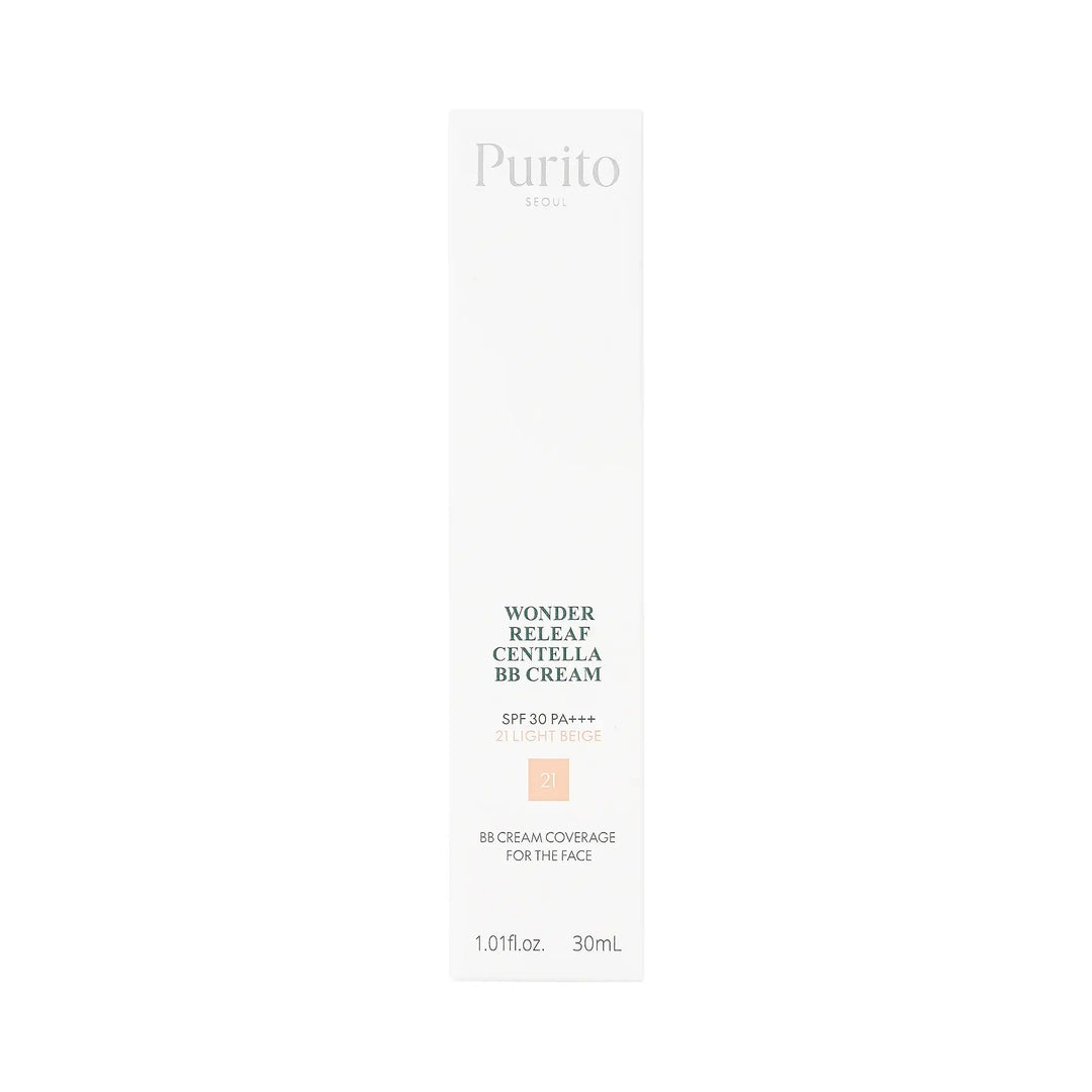 61457-Purito Wonder Releaf Centella BB Cream 30ml-21 Light Beige +4