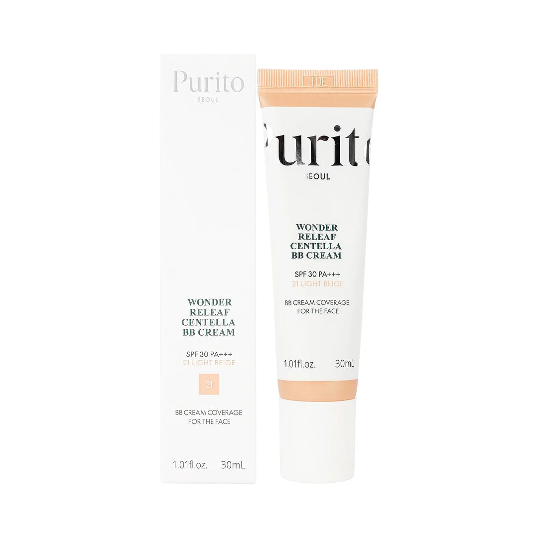 61457-Purito Wonder Releaf Centella BB Cream 30ml-21 Light Beige +3